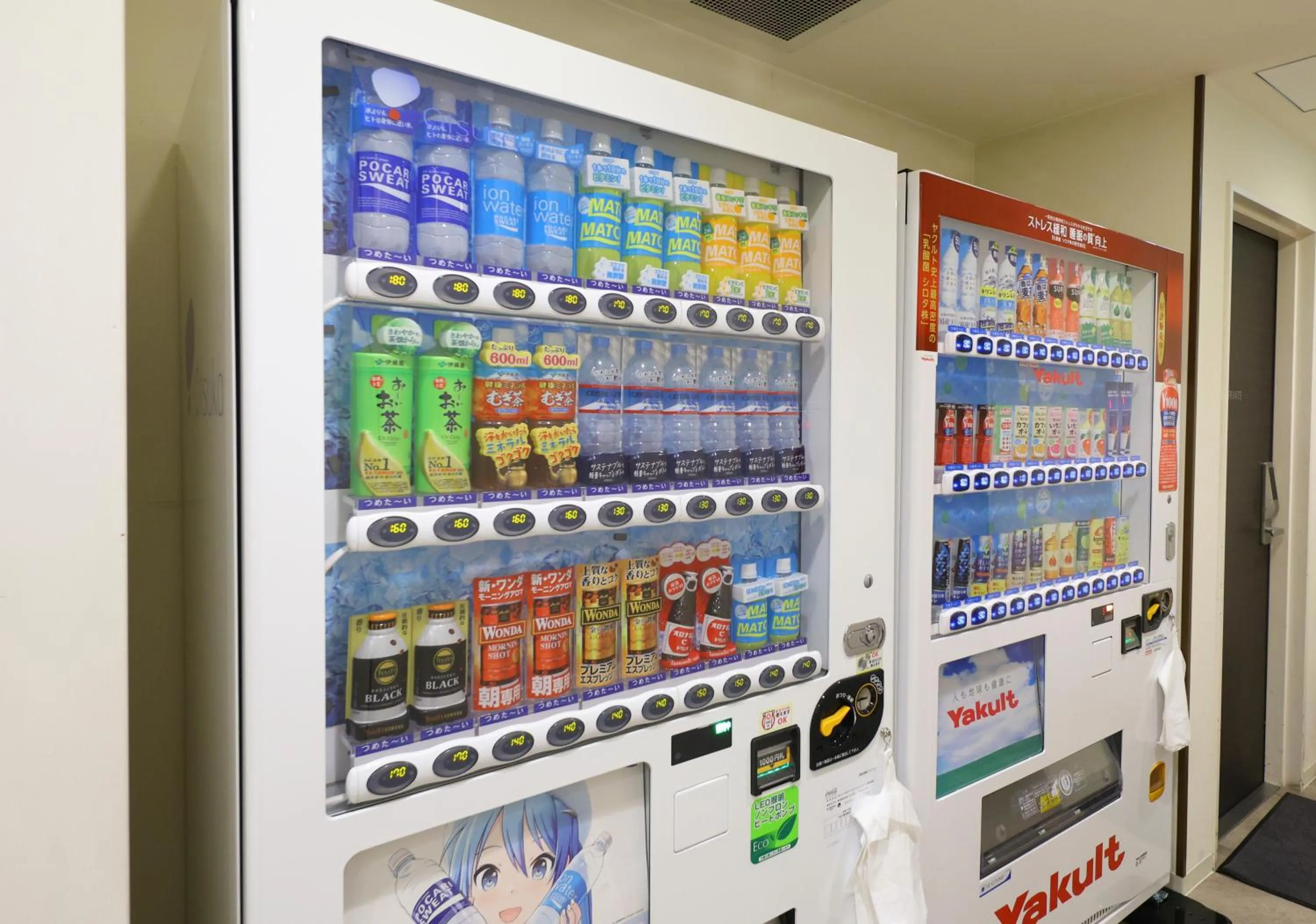 vending machine in Dormy Inn Takasaki