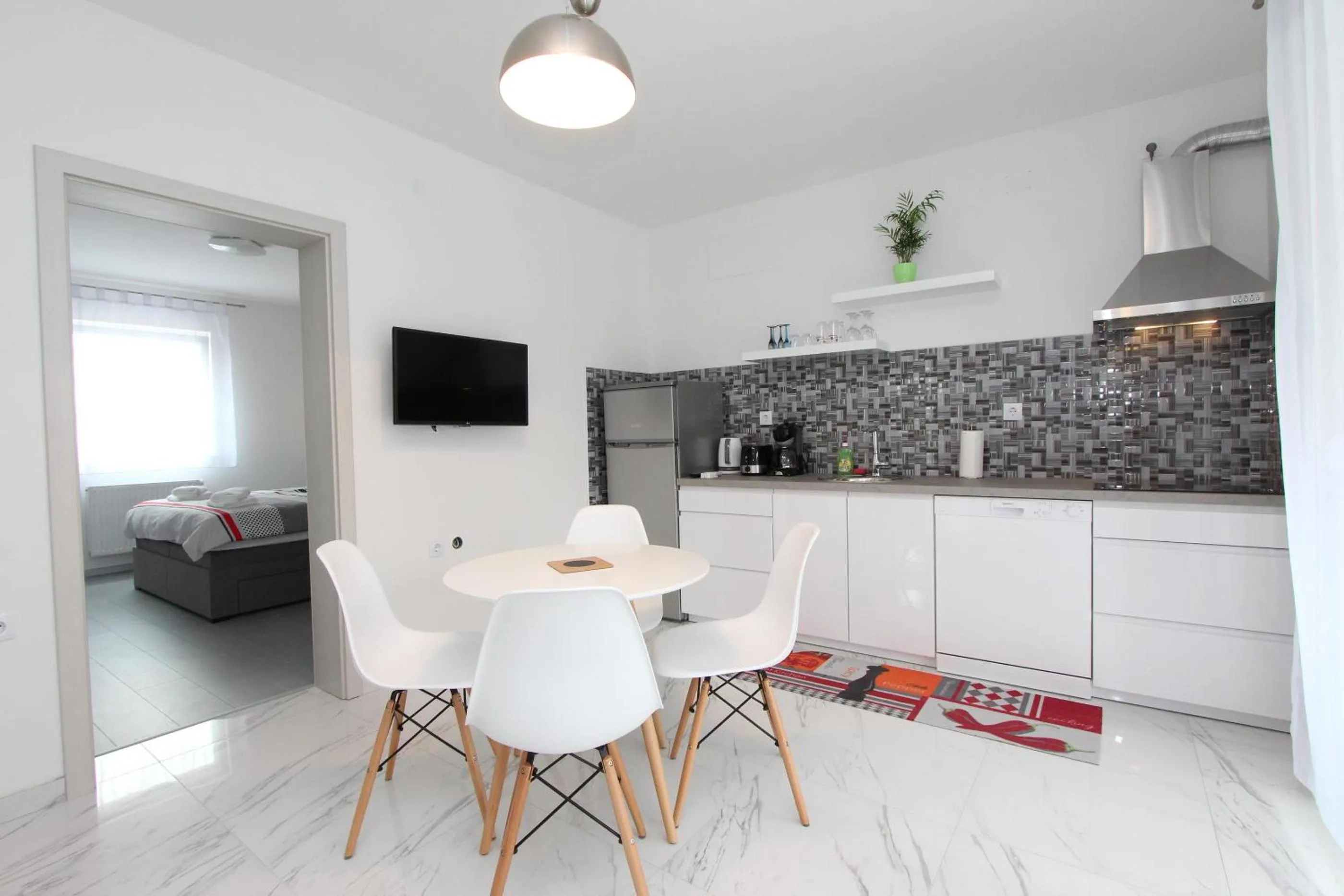 Kitchen or kitchenette in Apartment Karlo 1