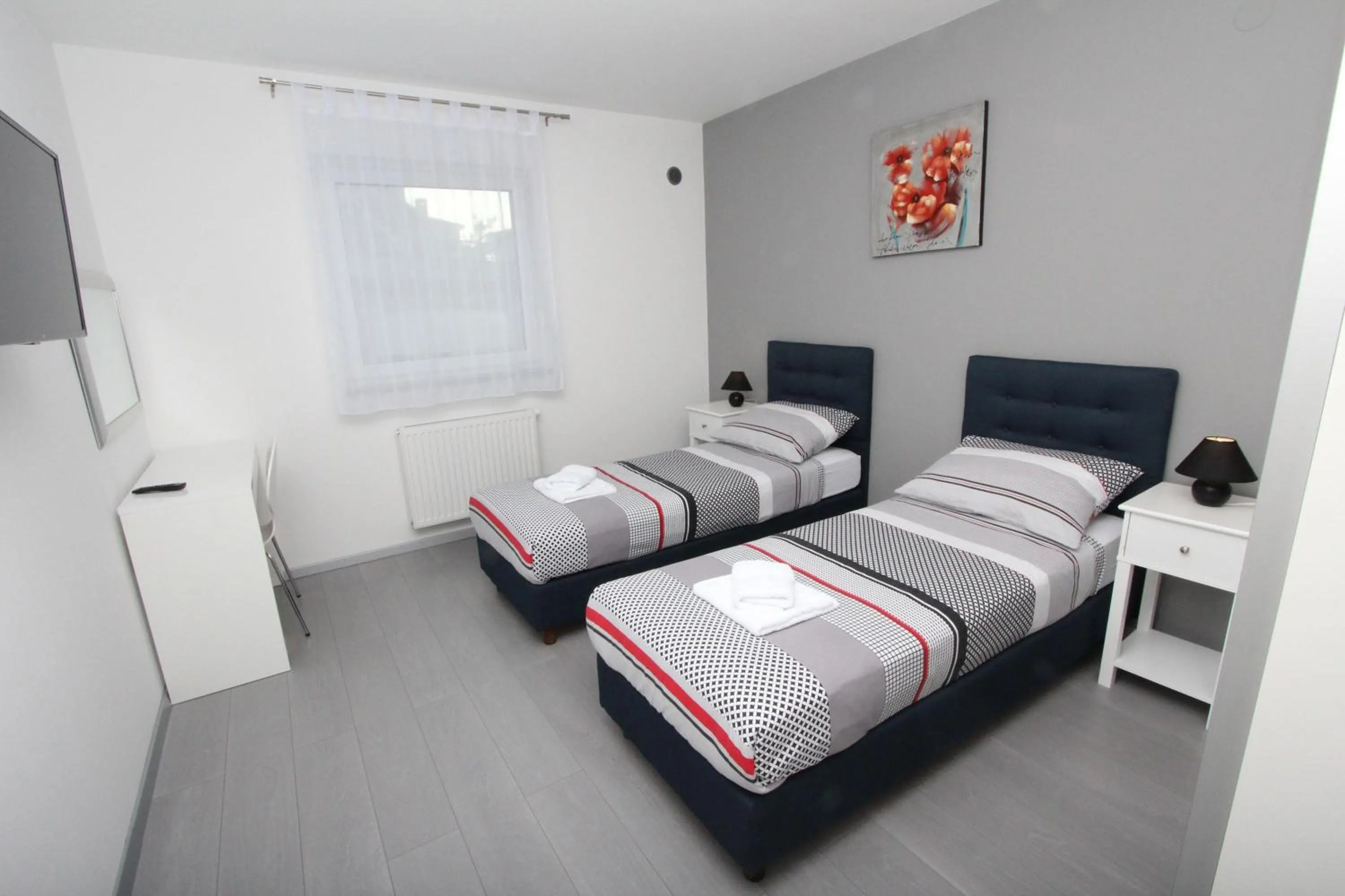 Bedroom, Bed in Apartment Karlo 1