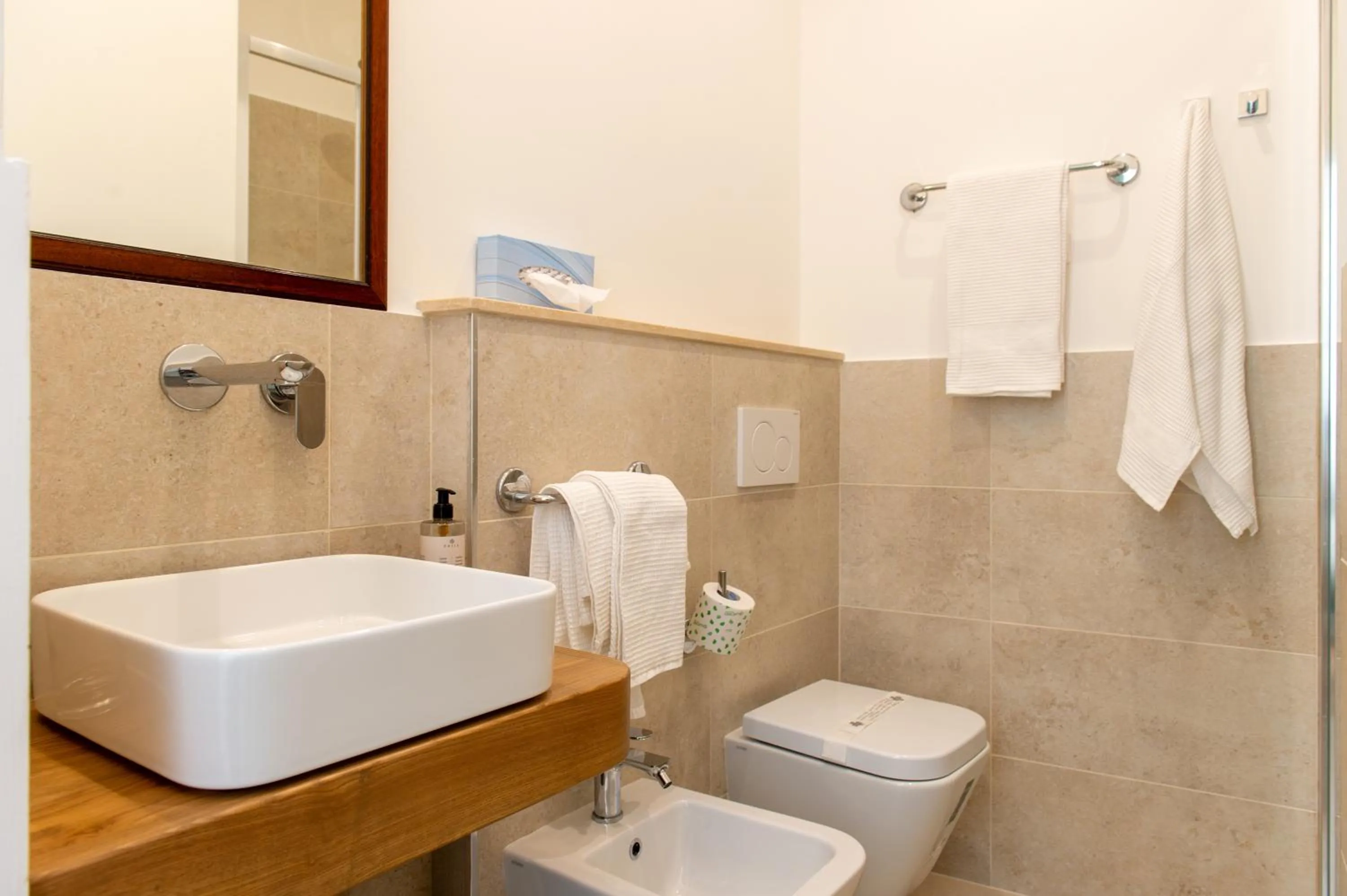 Shower in Hotel Minerva