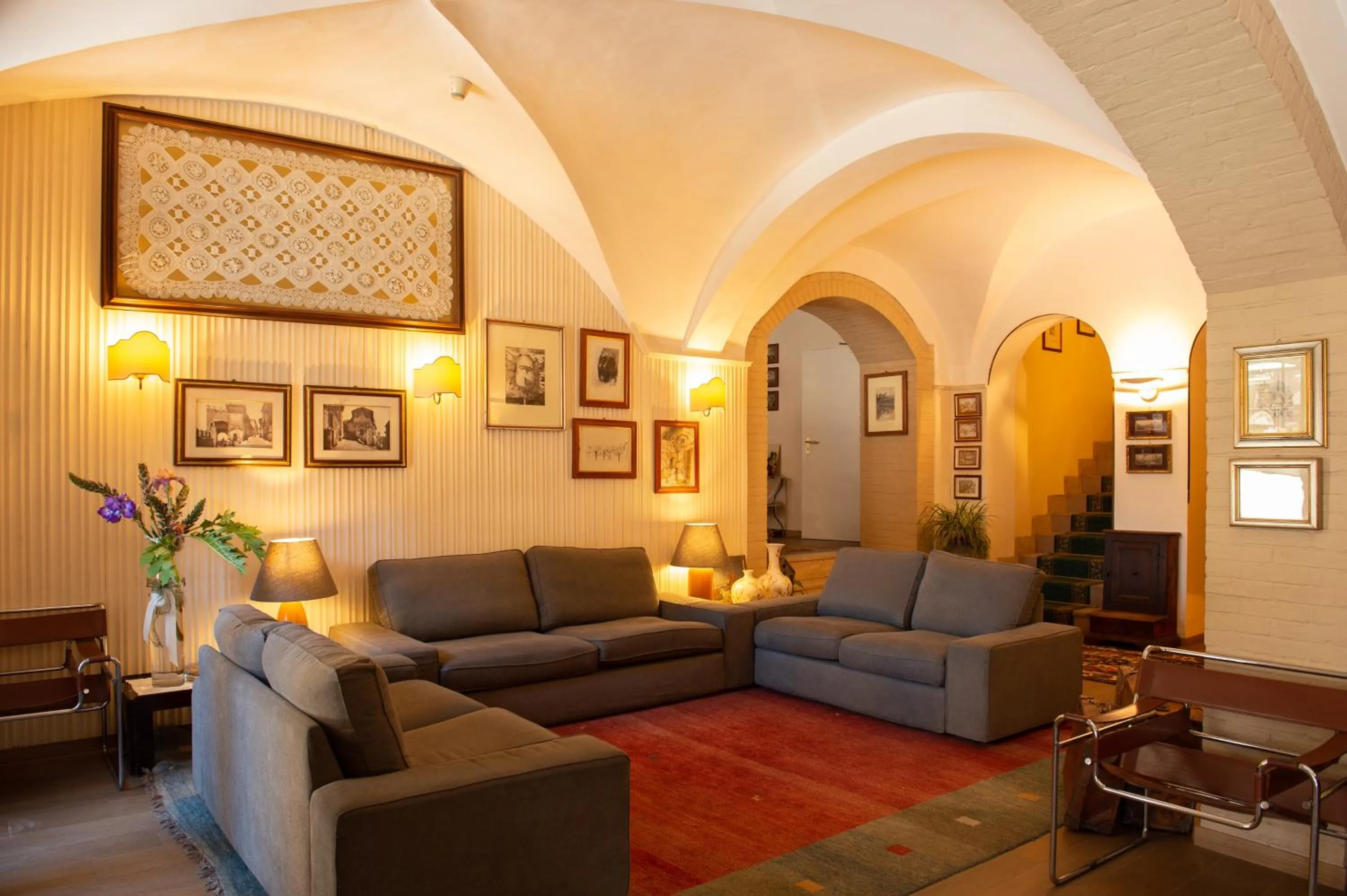 Lobby or reception in Hotel Minerva