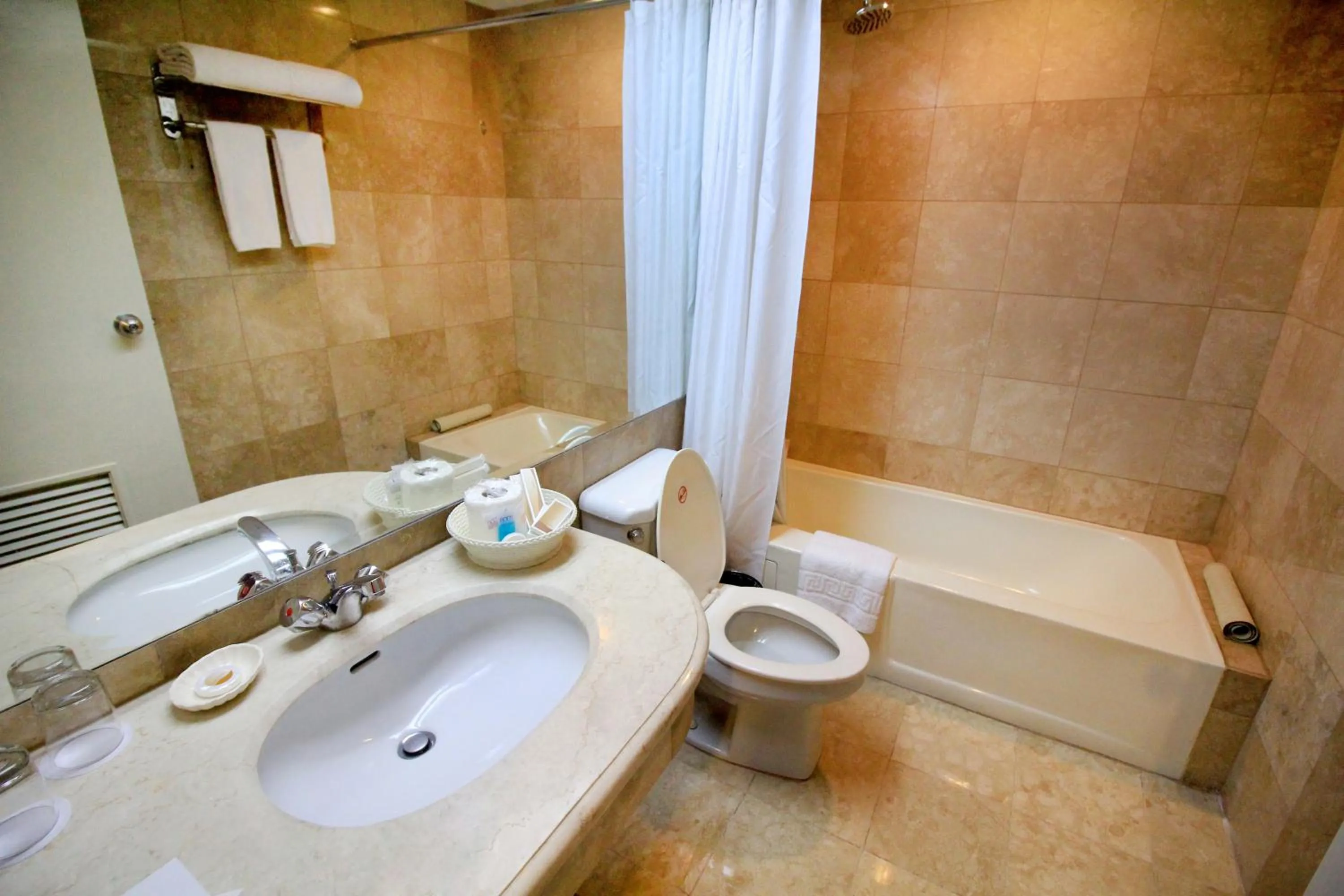 Bathroom in Oxford Suites Makati