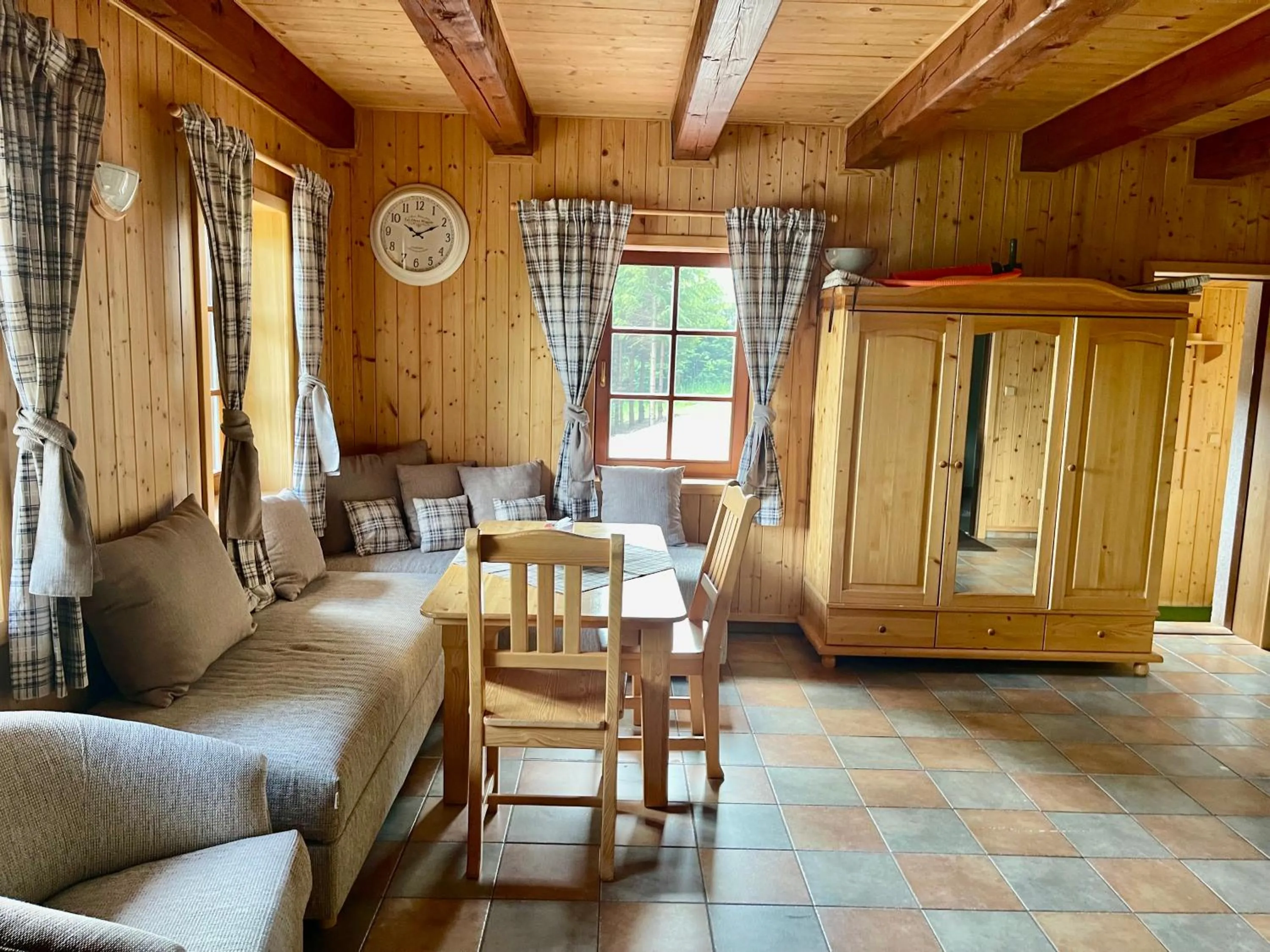 Living room in Rekreační chata Karasín