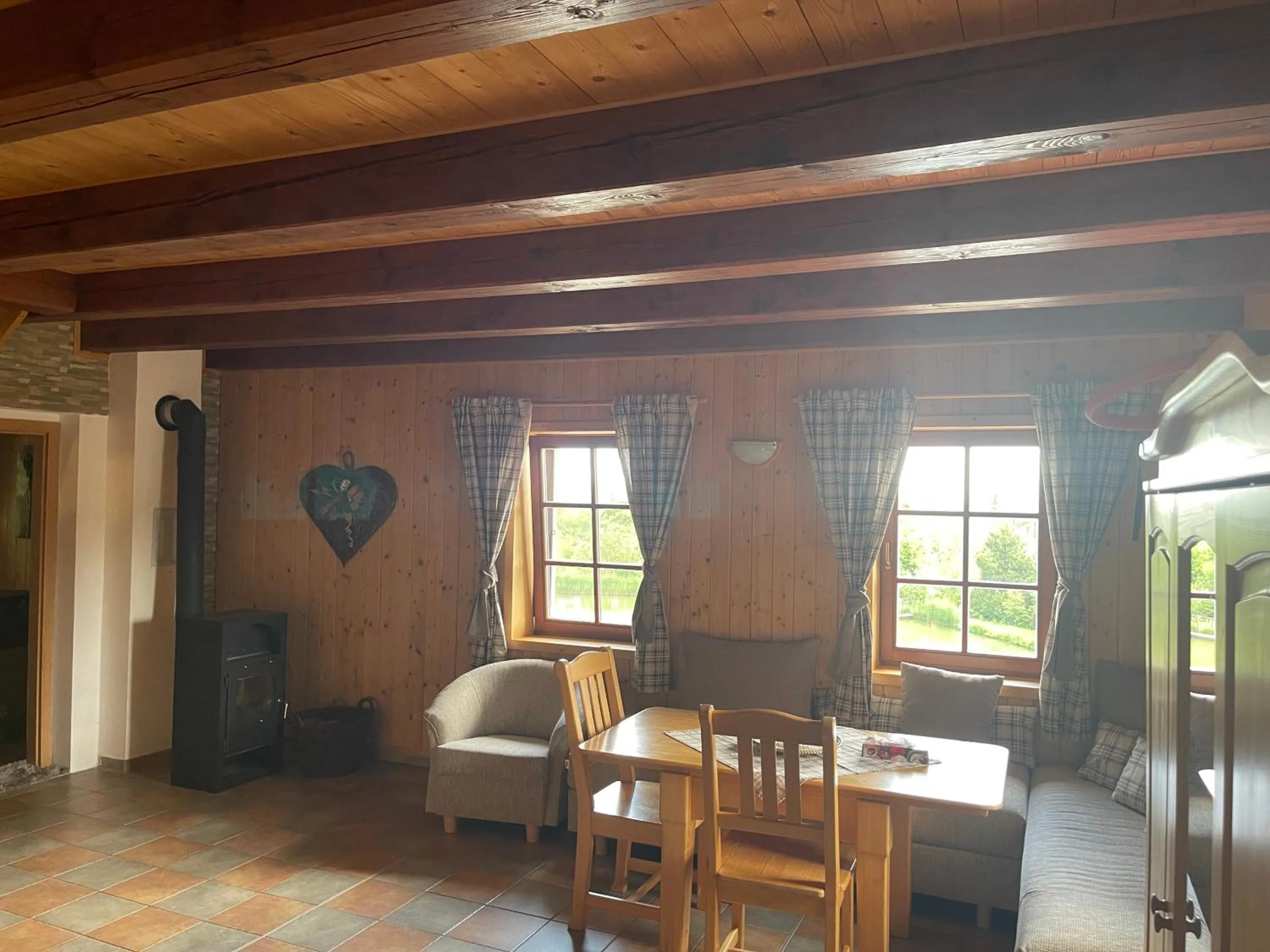 Living room in Rekreační chata Karasín