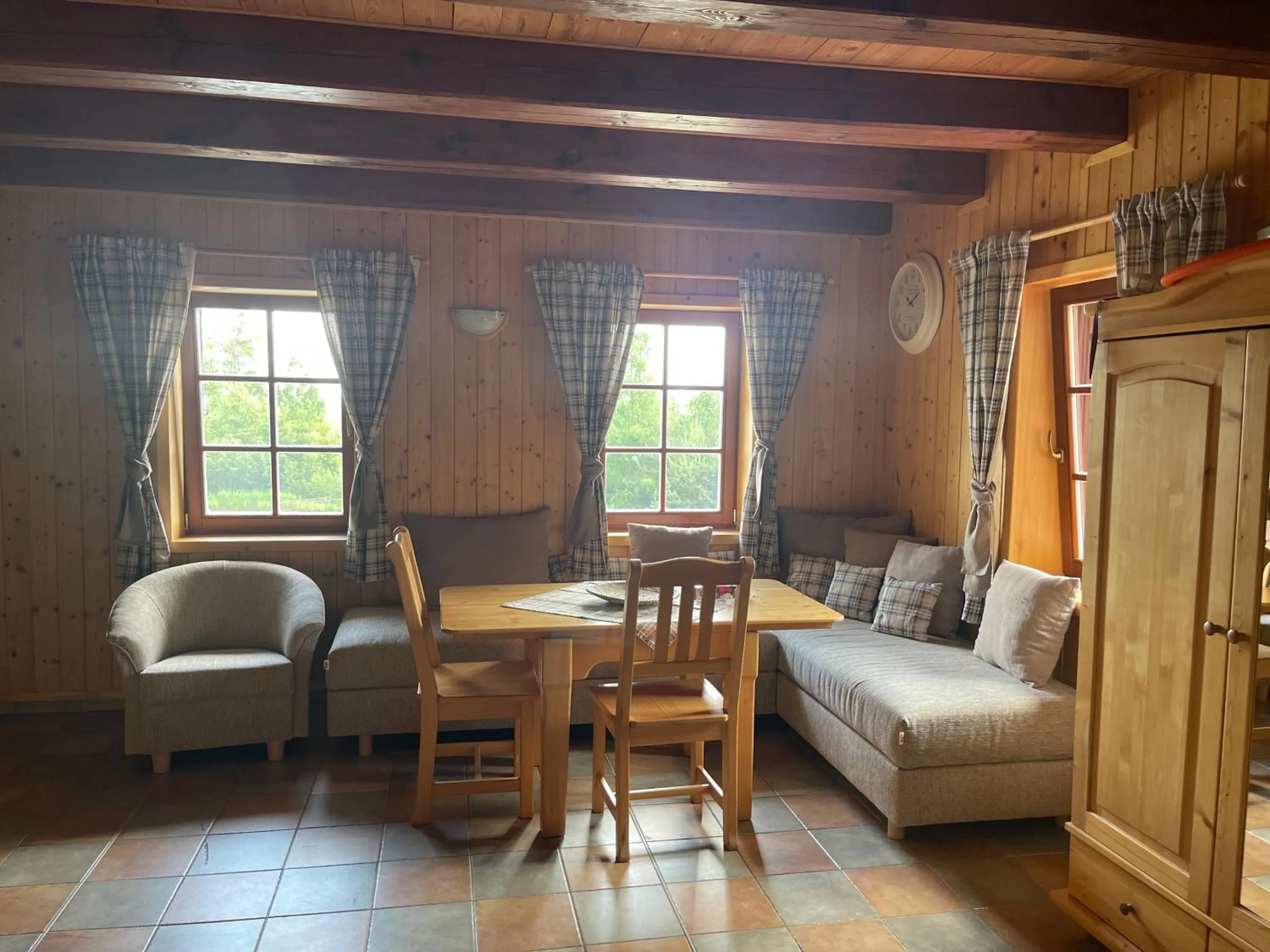 Seating area in Rekreační chata Karasín