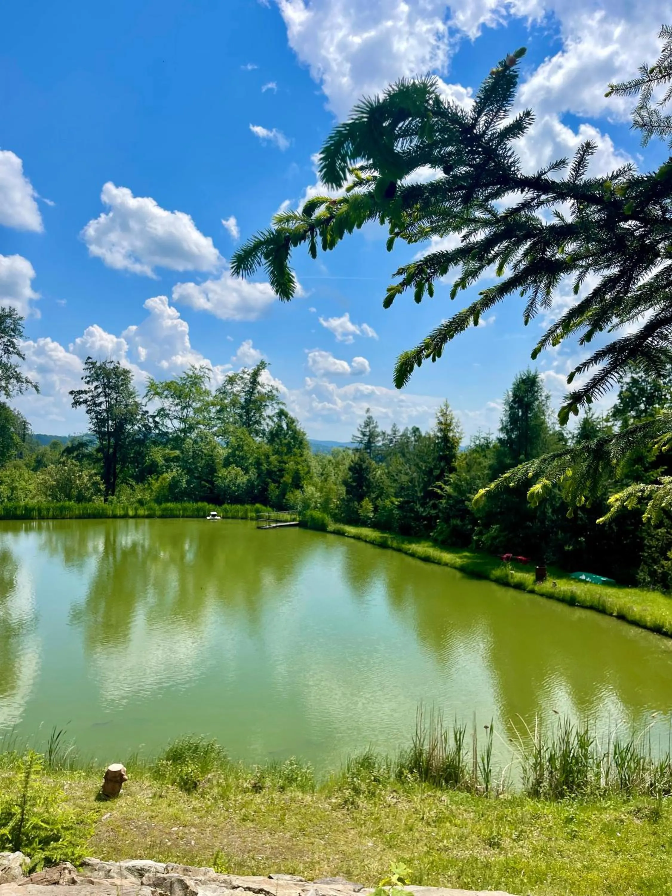 Lake view in Rekreační chata Karasín