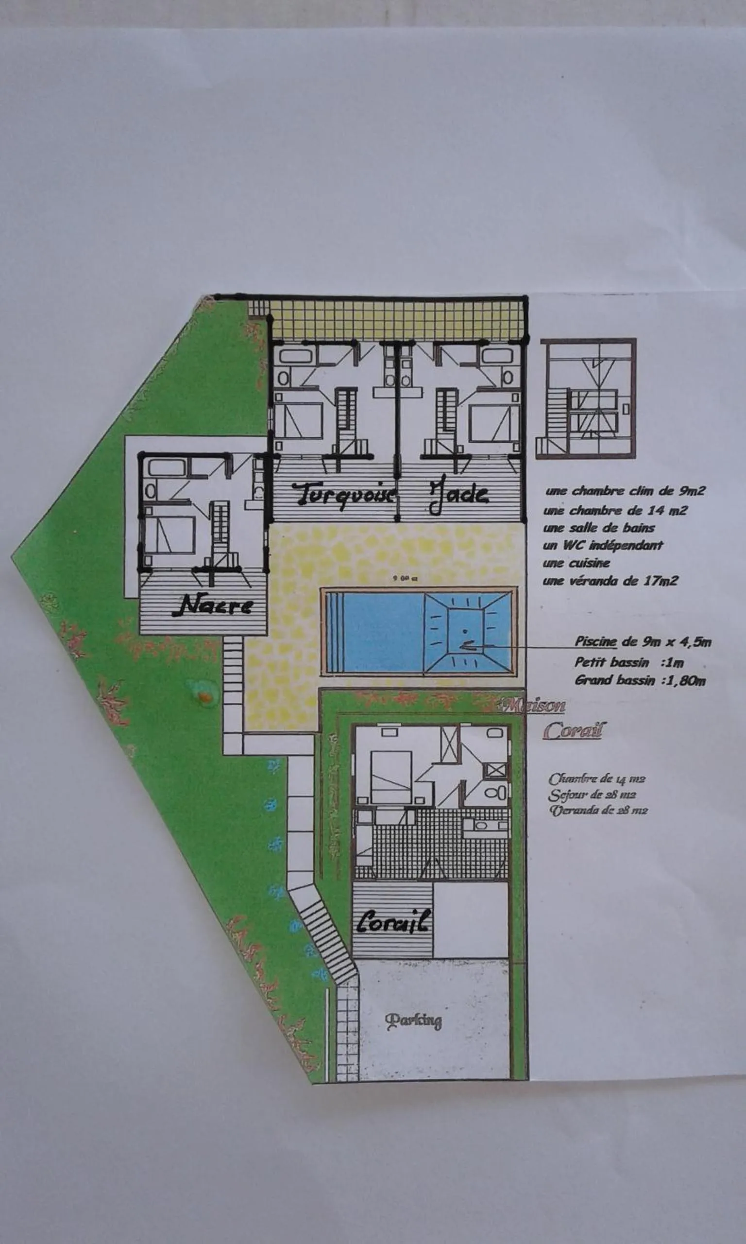 Floor plan in AIGUE MARINE Divaloc