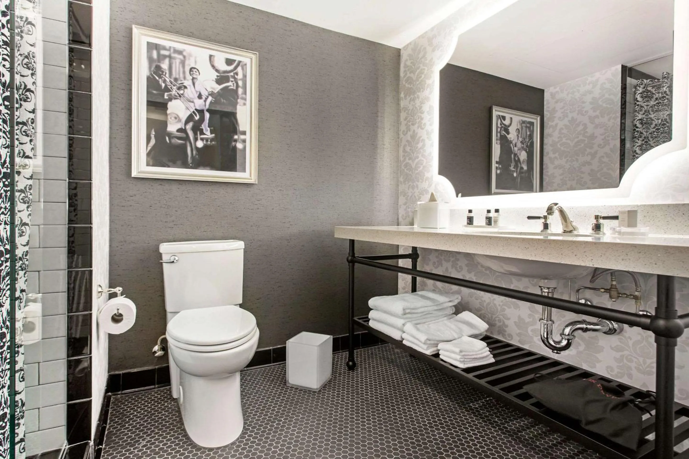 Bathroom in Cambria Hotel New Orleans Downtown Warehouse District