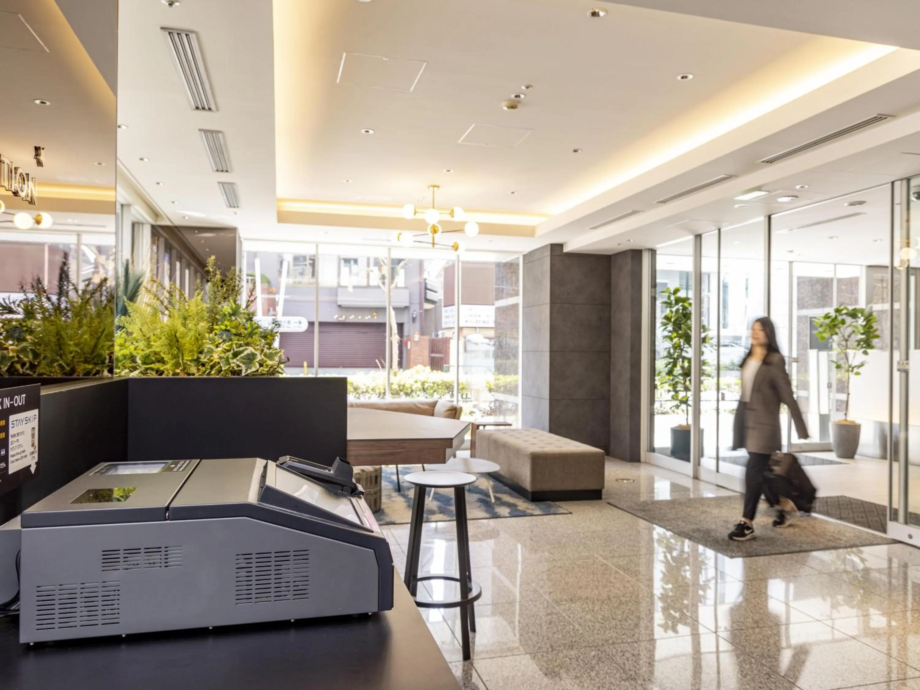 Communal lounge/ TV room in Tokyu Stay Nishi Shinjuku