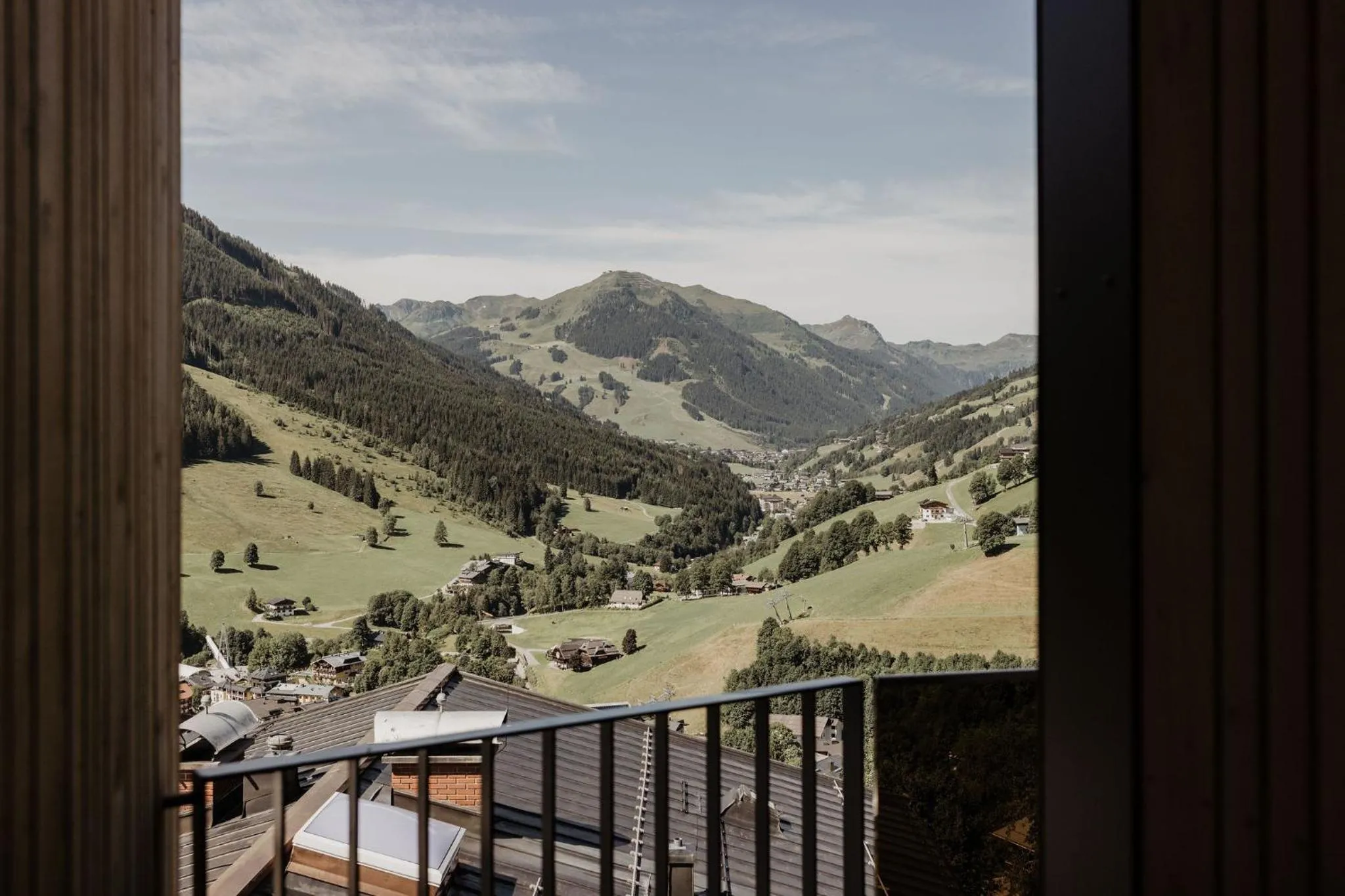 Balcony/Terrace in Landhaus Saalbach - Ski in & out