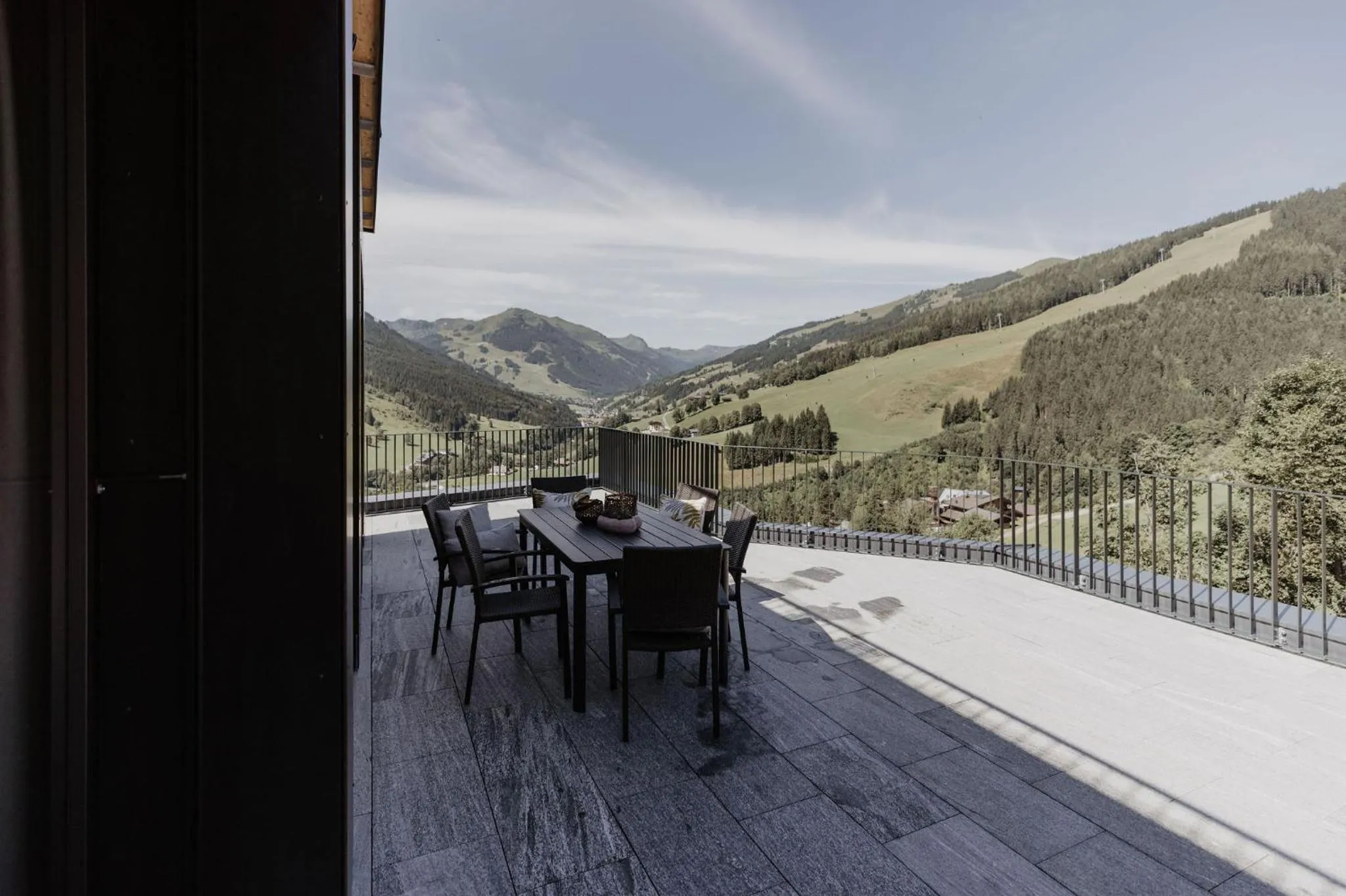 Balcony/Terrace in Landhaus Saalbach - Ski in & out