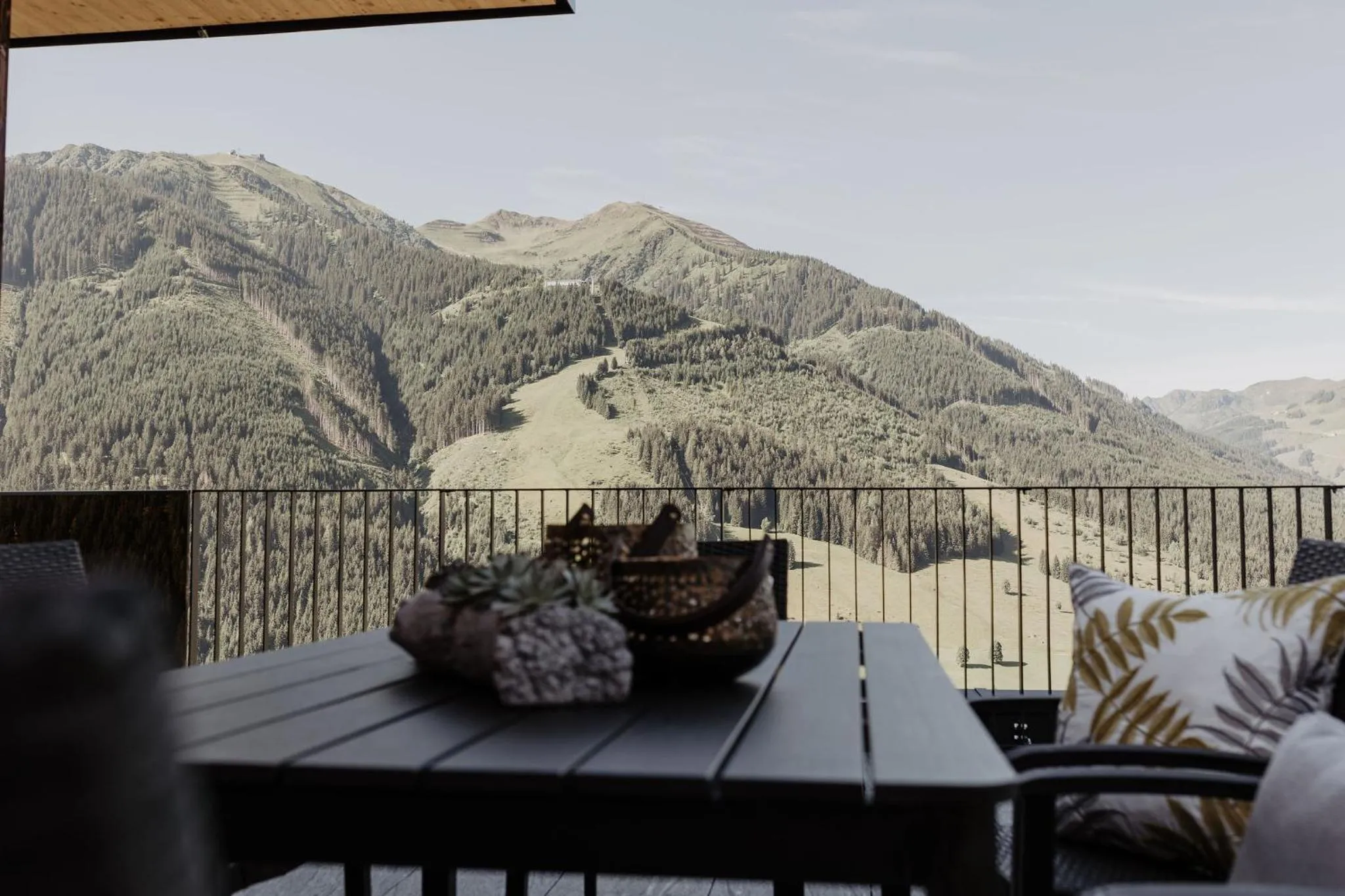 Balcony/Terrace in Landhaus Saalbach - Ski in & out
