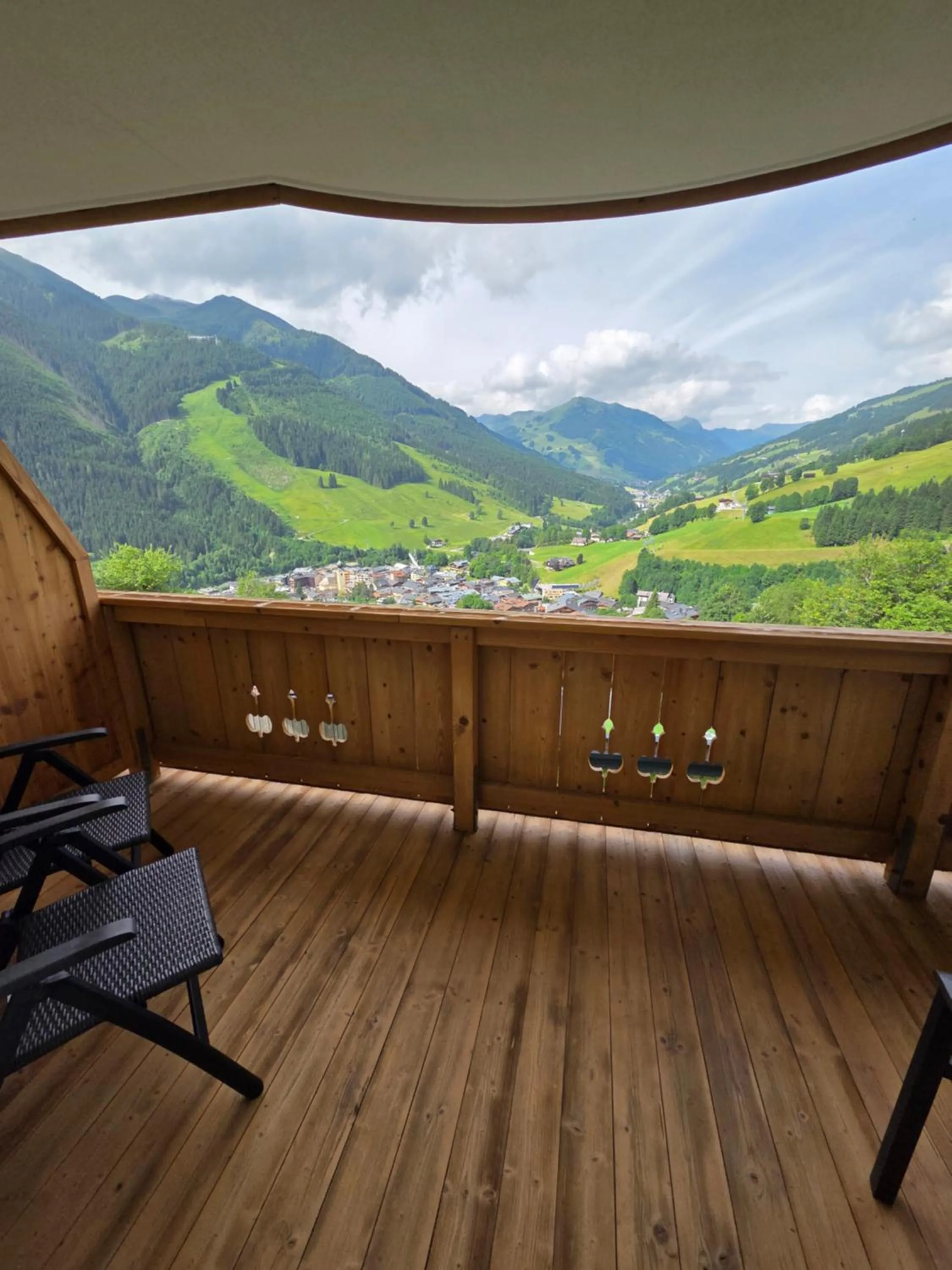 View (from property/room) in Landhaus Saalbach - Ski in & out