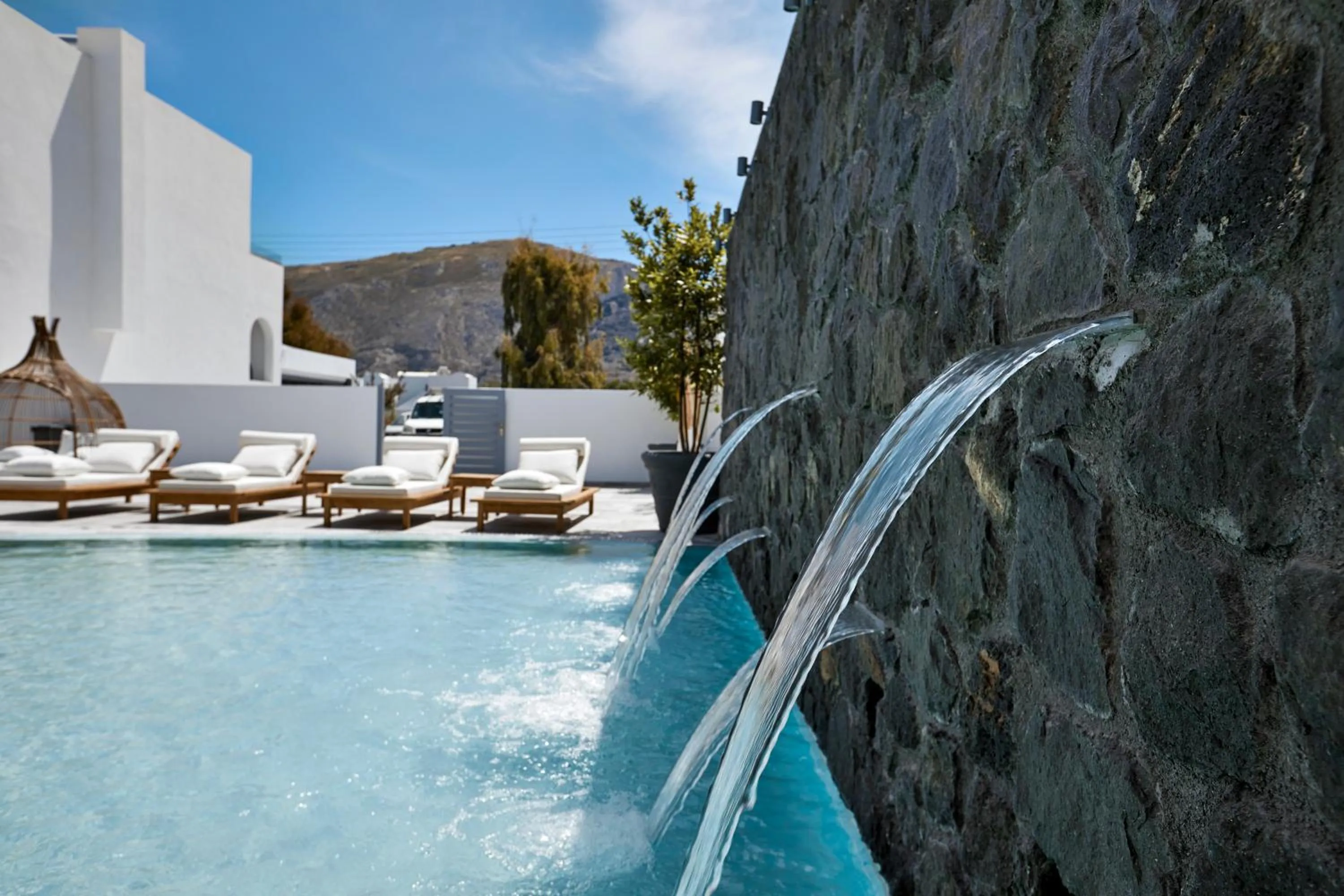 Swimming pool in Amara Suites Santorini