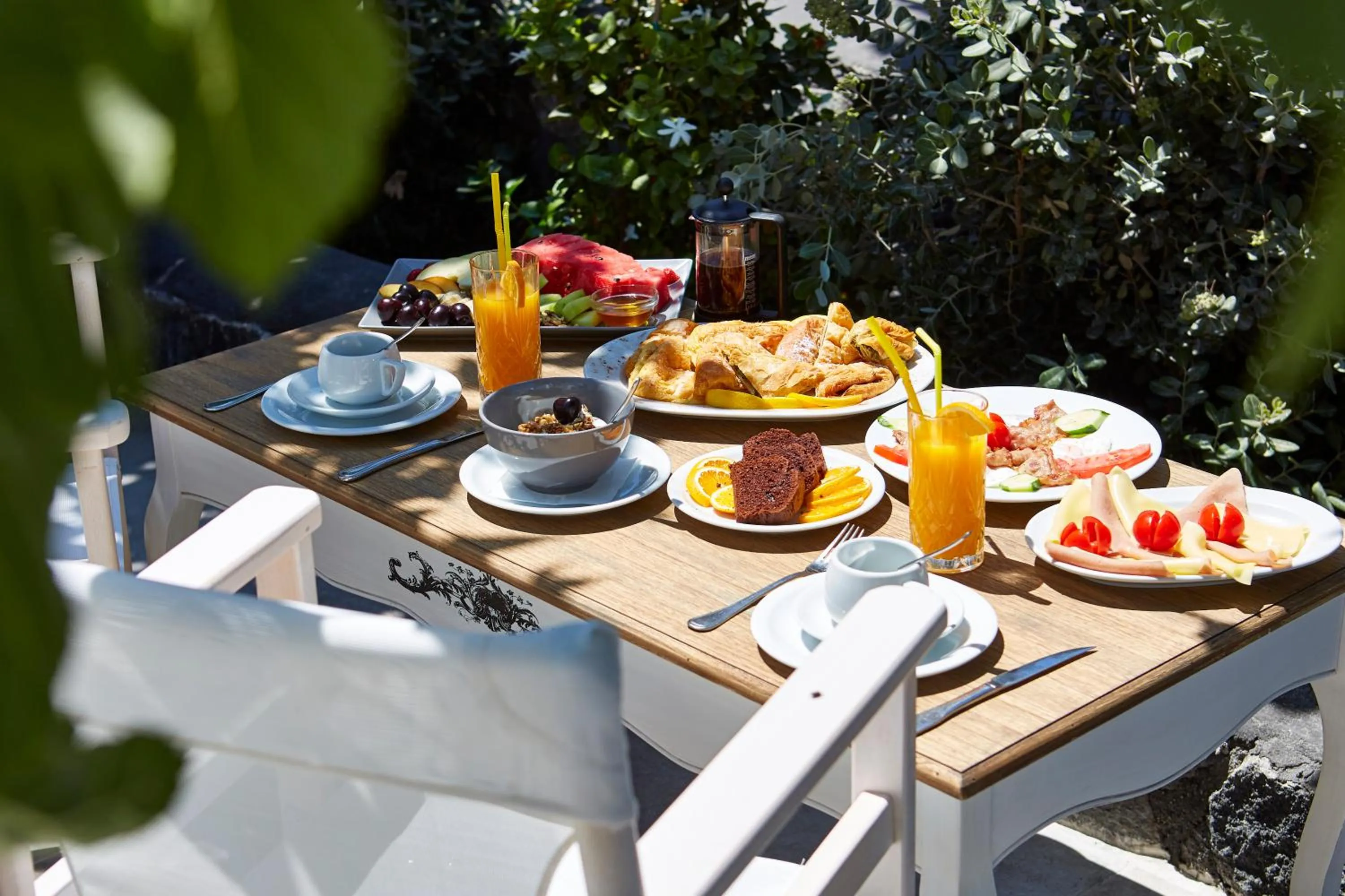 Breakfast in Amara Suites Santorini