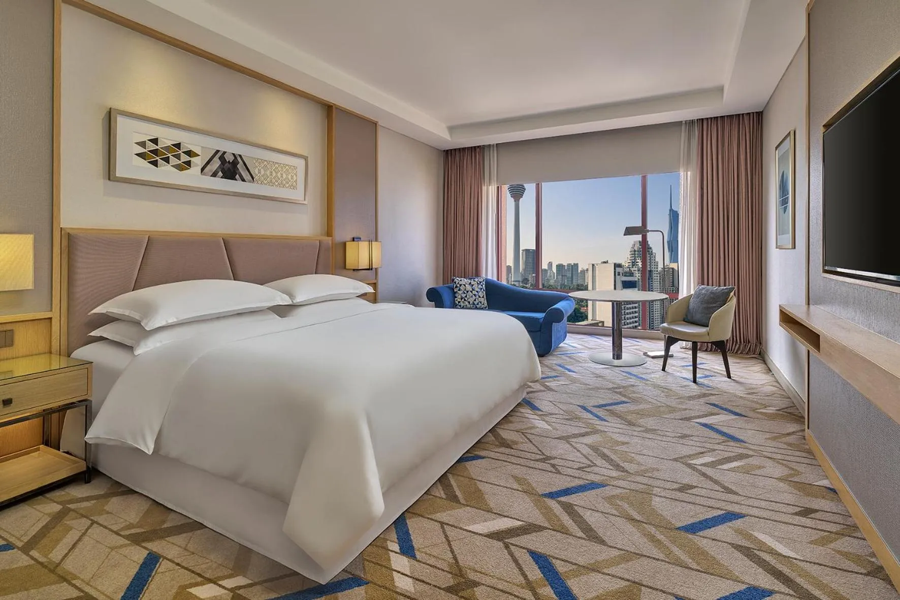 Bed in Sheraton Imperial Kuala Lumpur Hotel