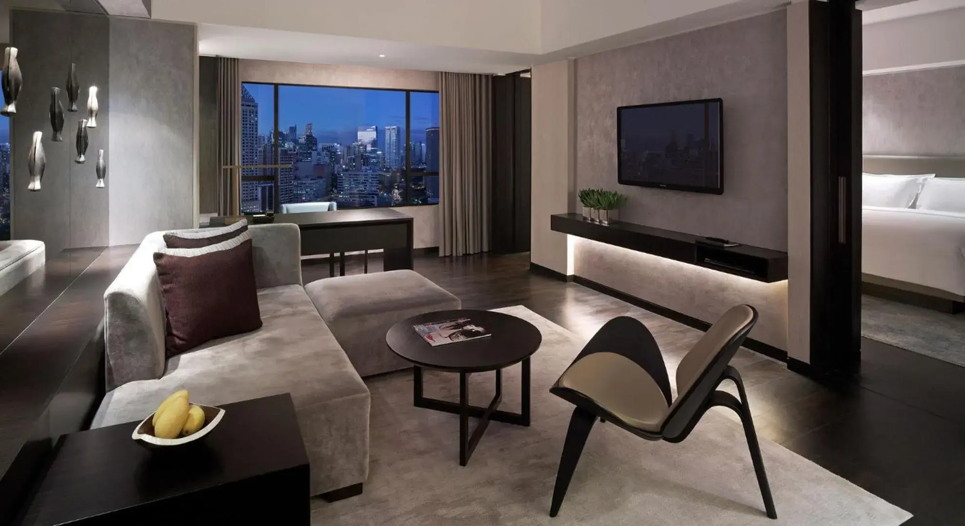 Living room in New World Makati Hotel, Manila Living room in New World Makati Hotel, Manila