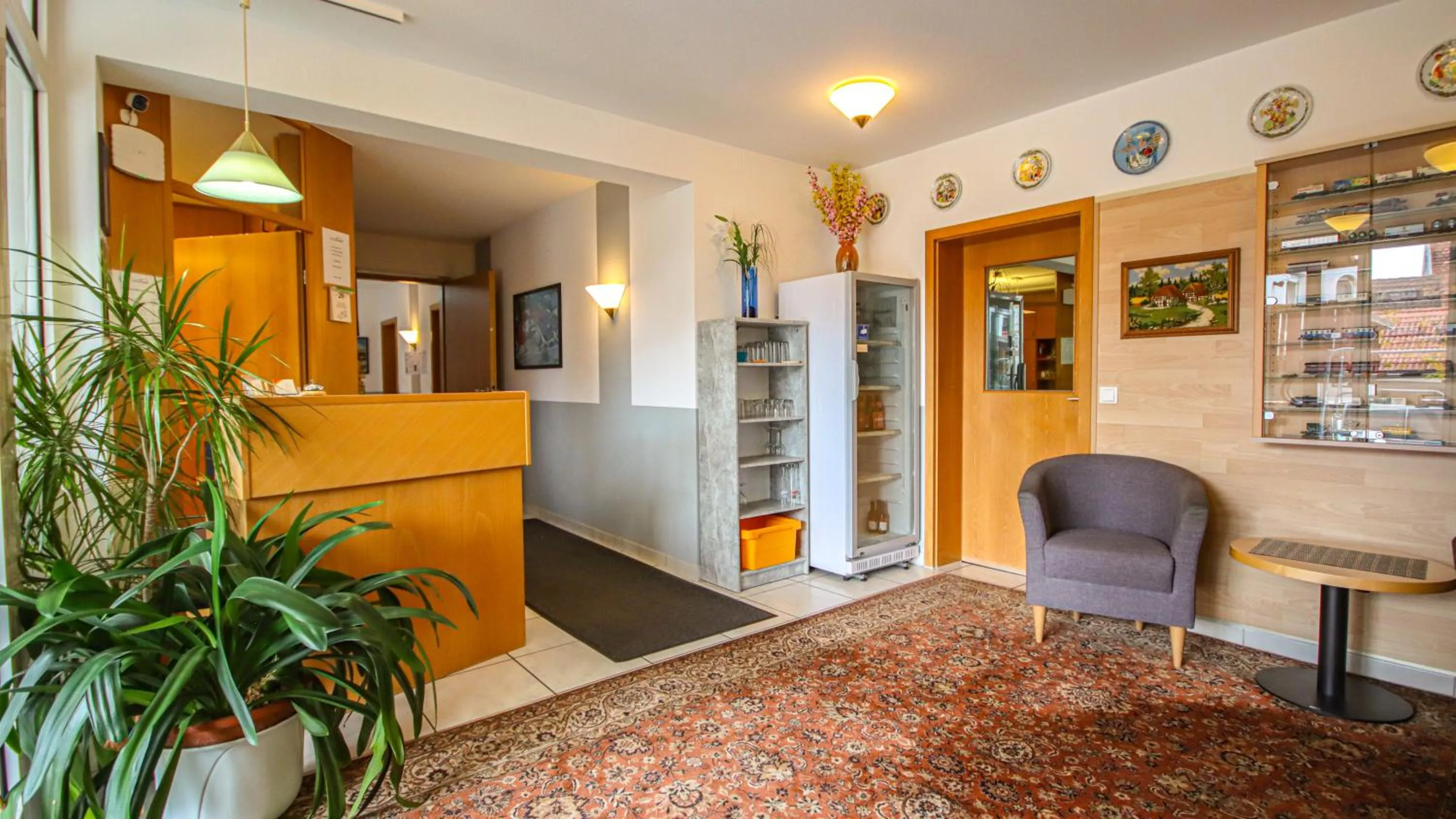 Lobby or reception in Hotel Fausel
