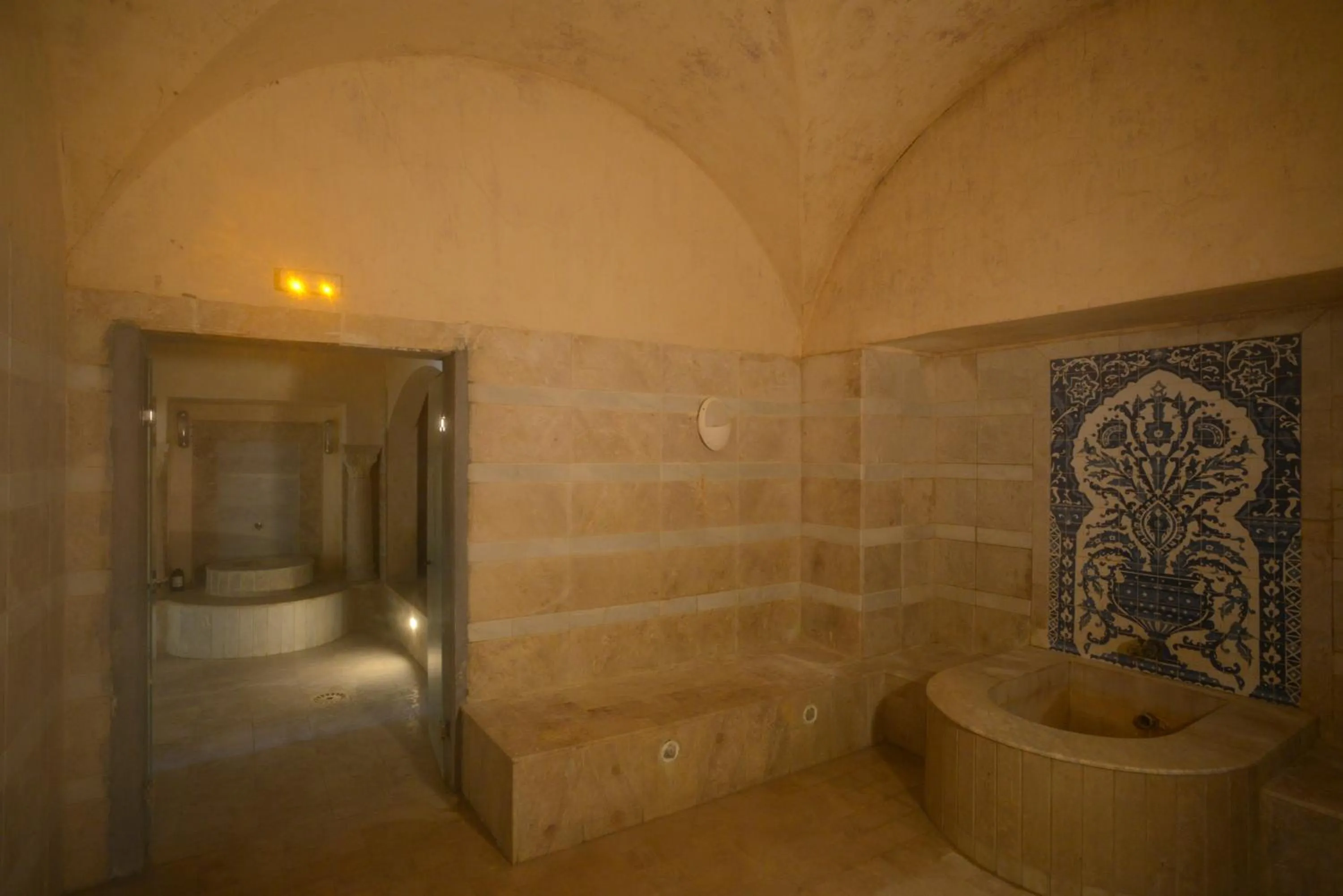 Steam room in Vincci Helios Beach