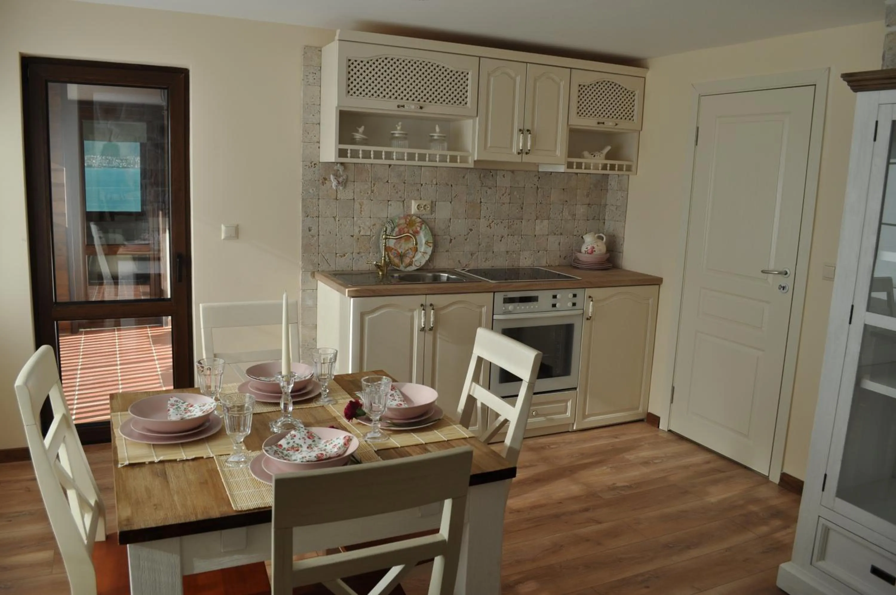 Kitchen or kitchenette in Villa Elea