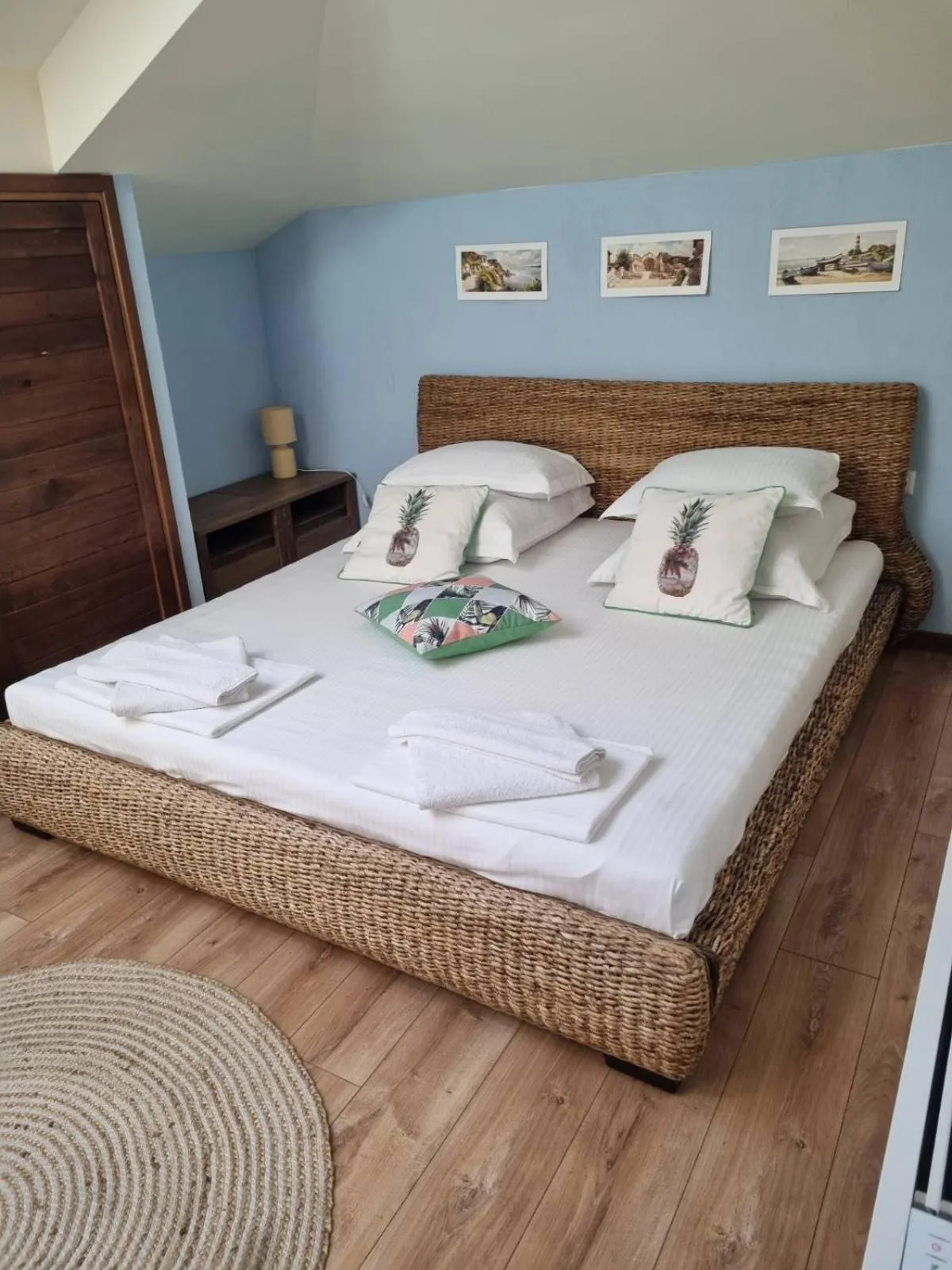 Bedroom, Bed in Villa Elea