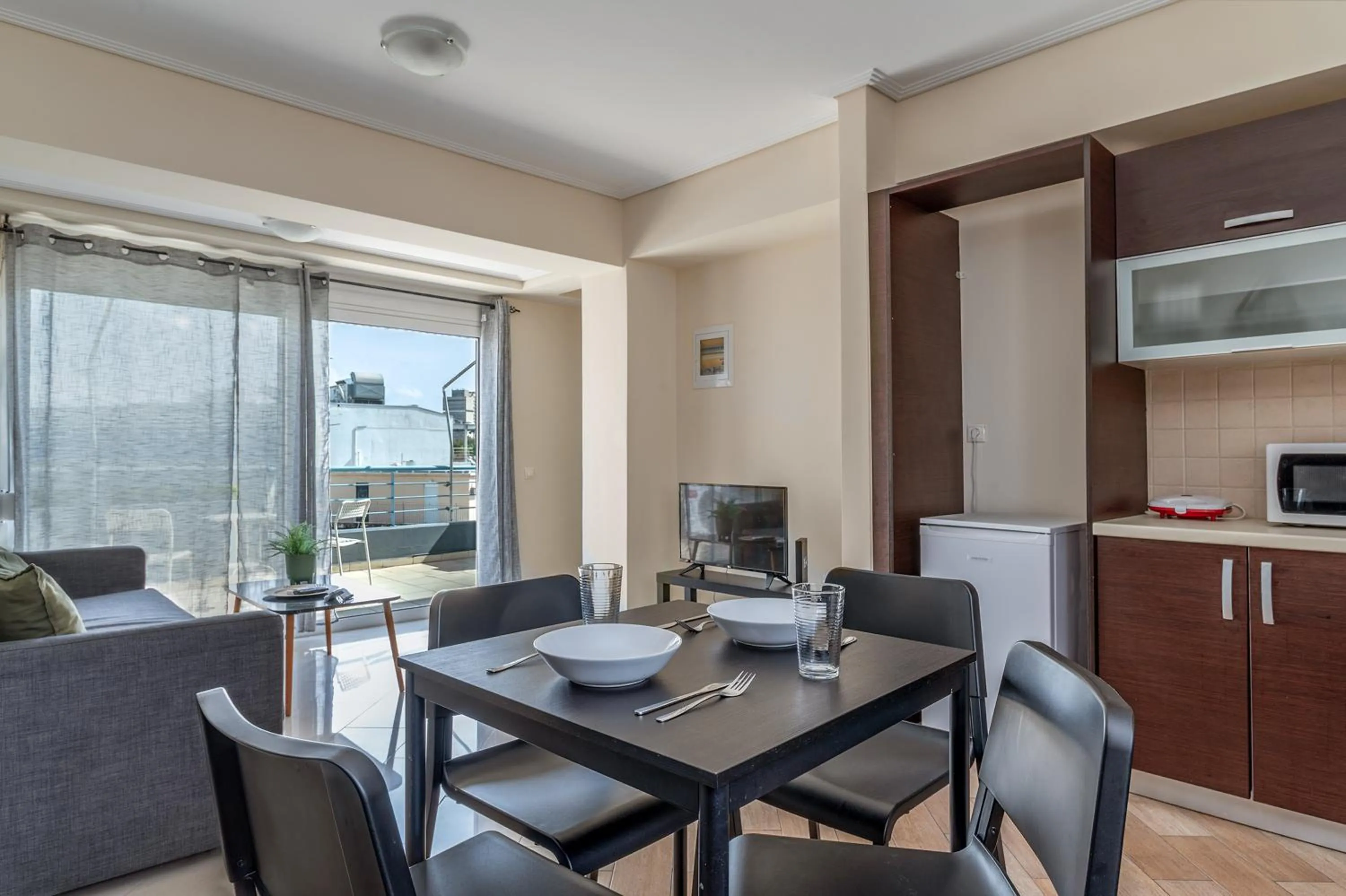 Kitchen or kitchenette in Elvita Apartments 2