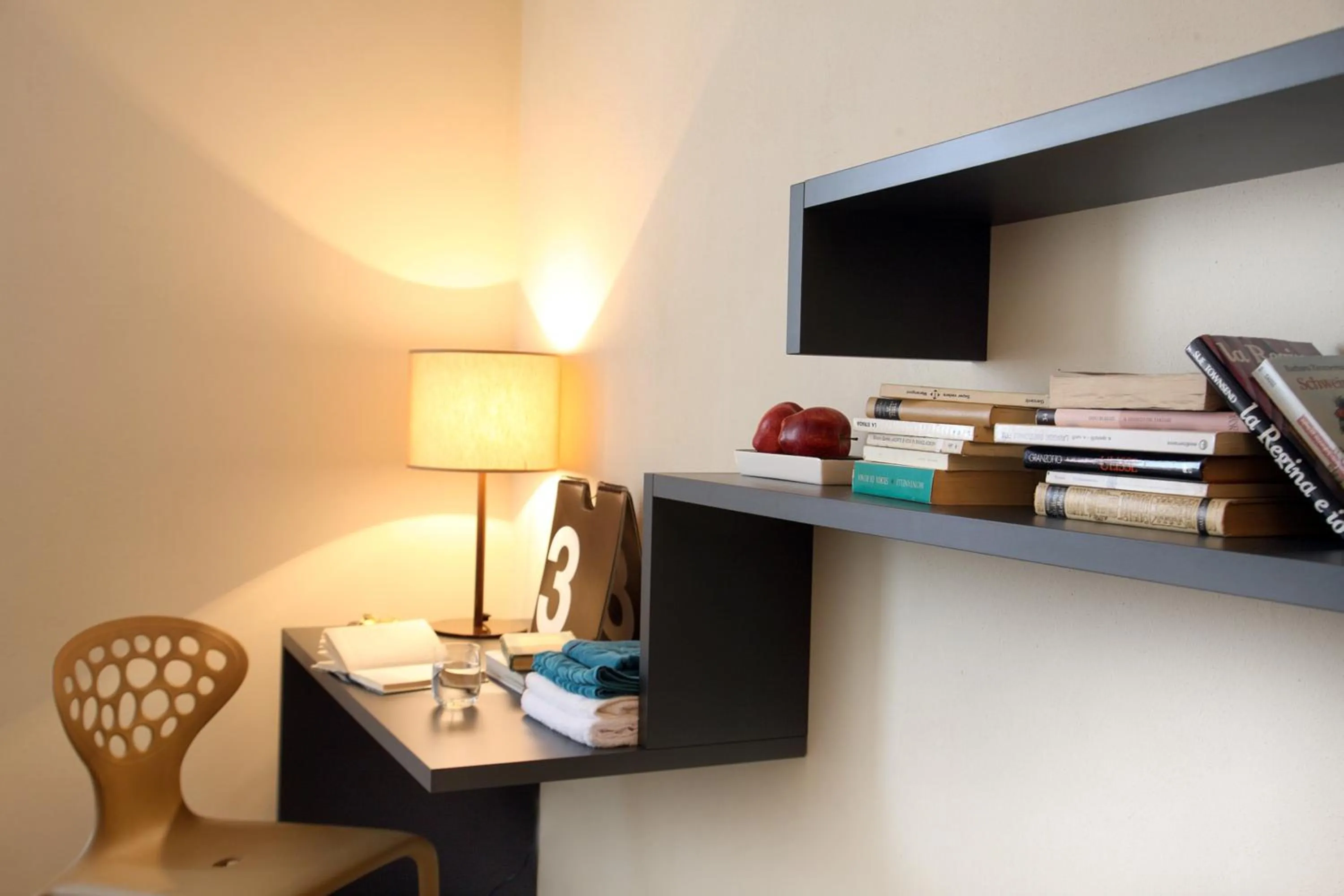 Library in Corte San Luca Apartments