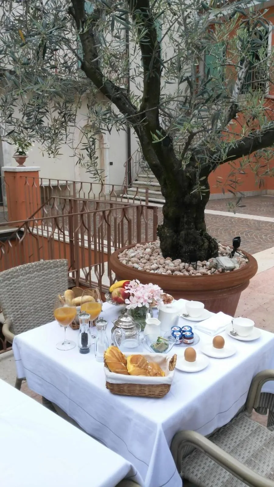 Patio in Corte San Luca Apartments