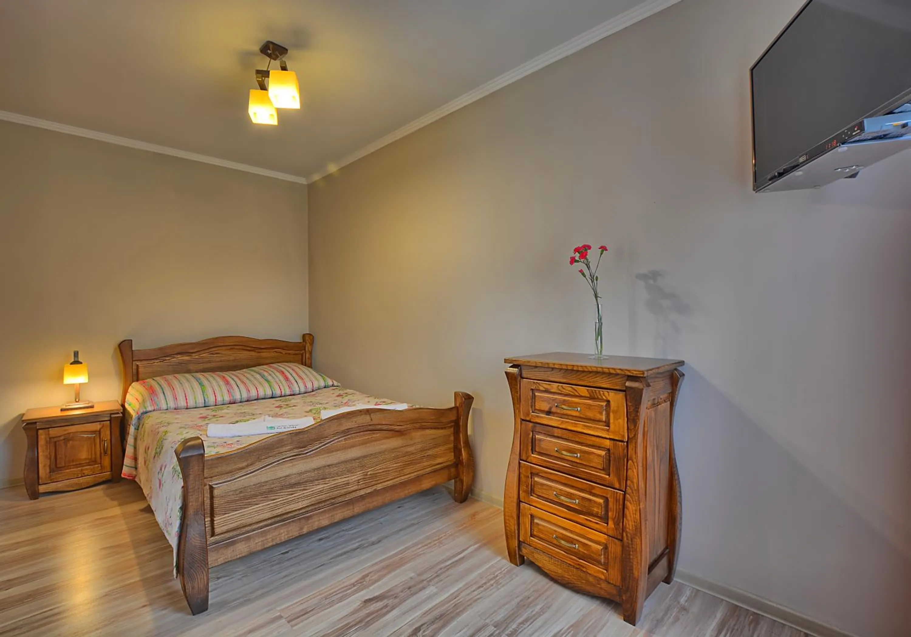 Photo of the whole room, Bed in Pod Brzozka