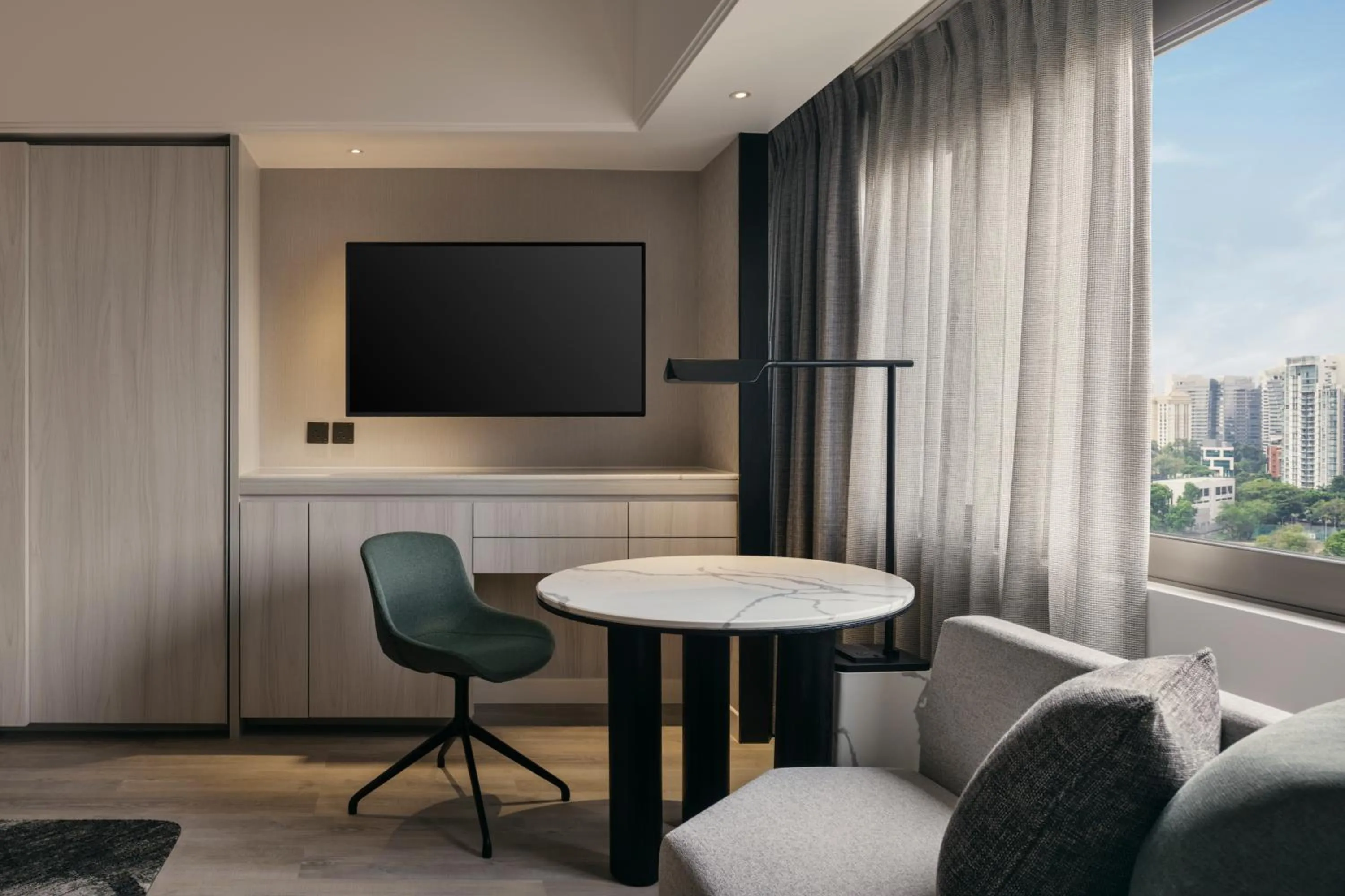 Seating area in Hilton Singapore Orchard