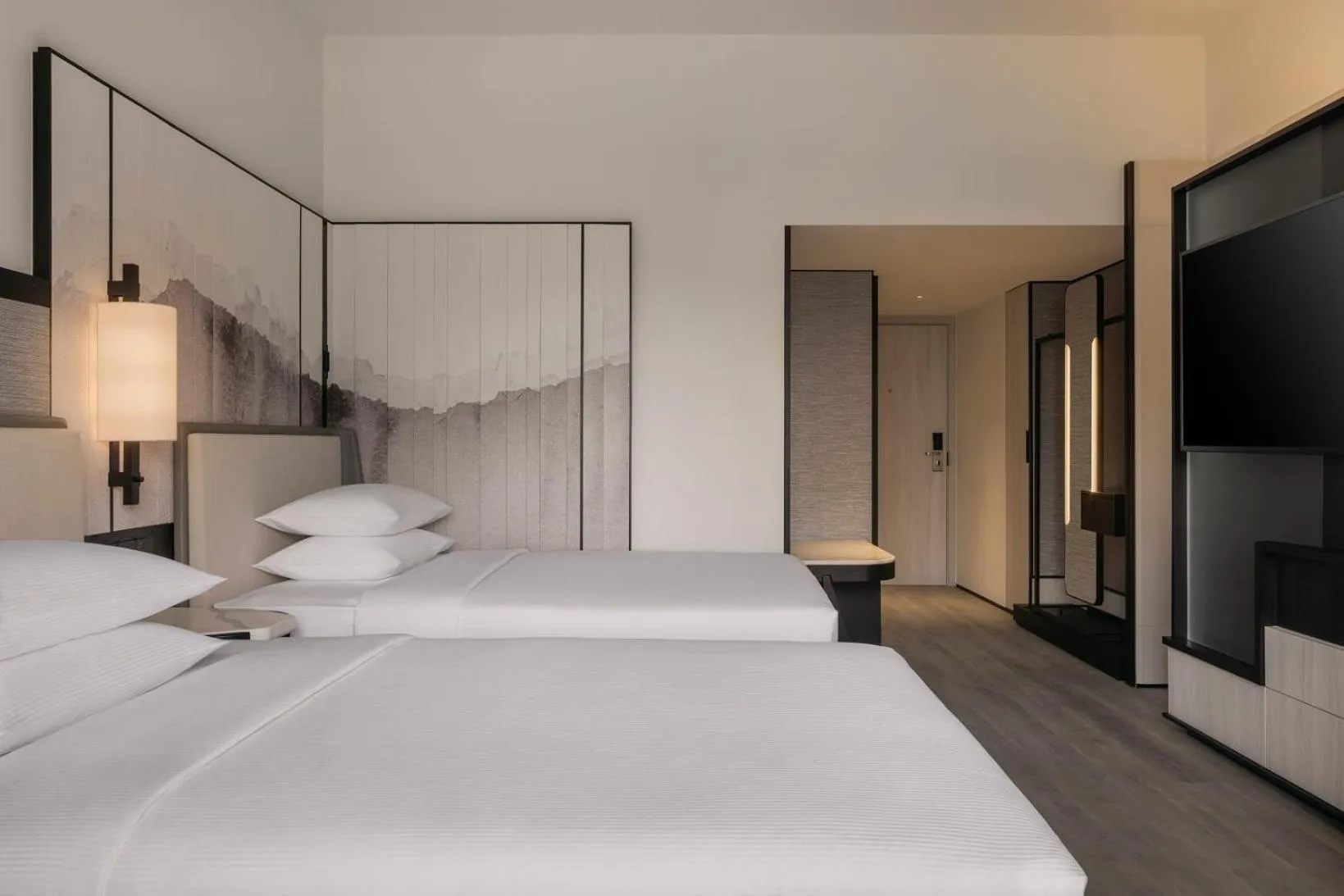 Bed in Hilton Singapore Orchard