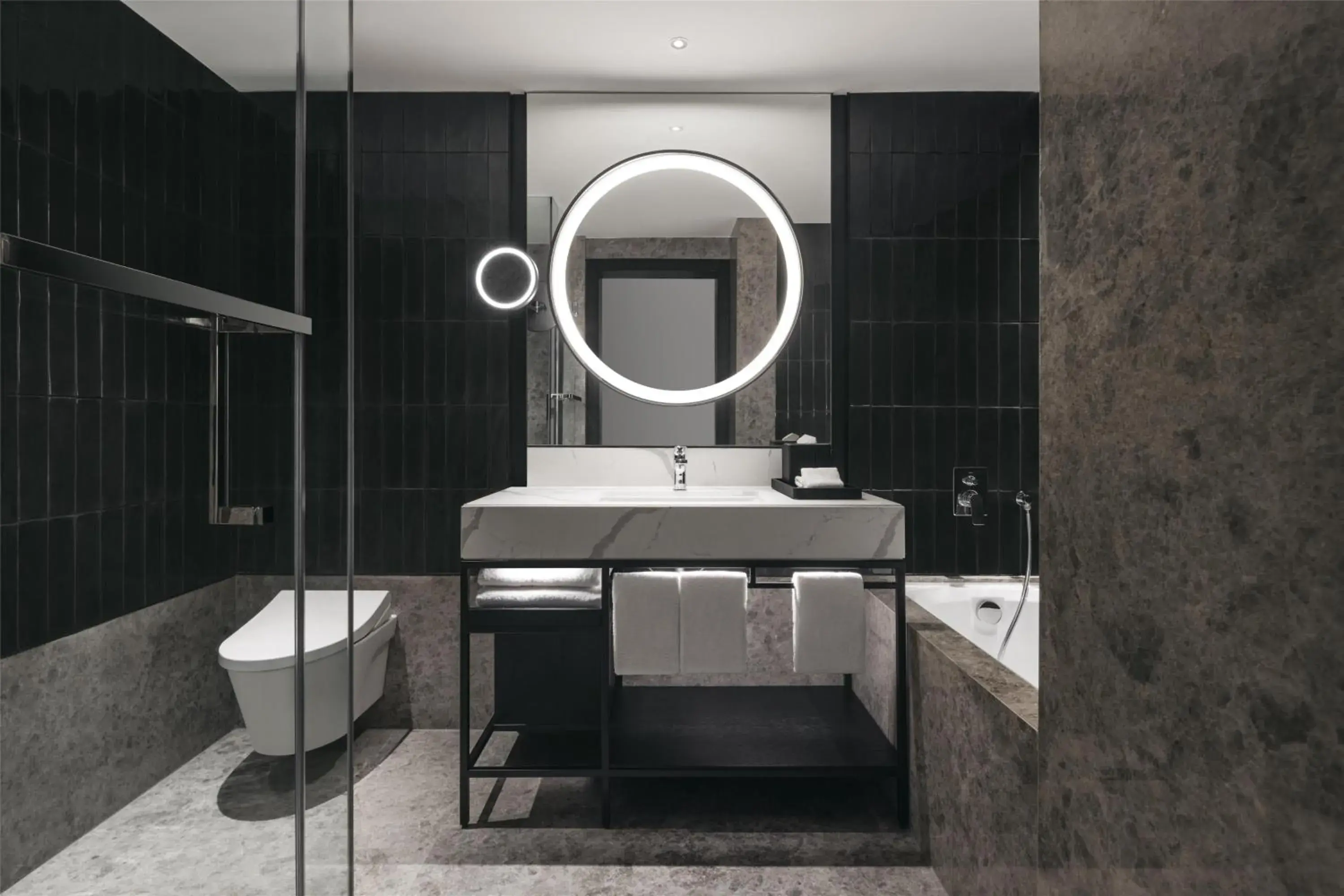 Bathroom in Hilton Singapore Orchard Bathroom in Hilton Singapore Orchard