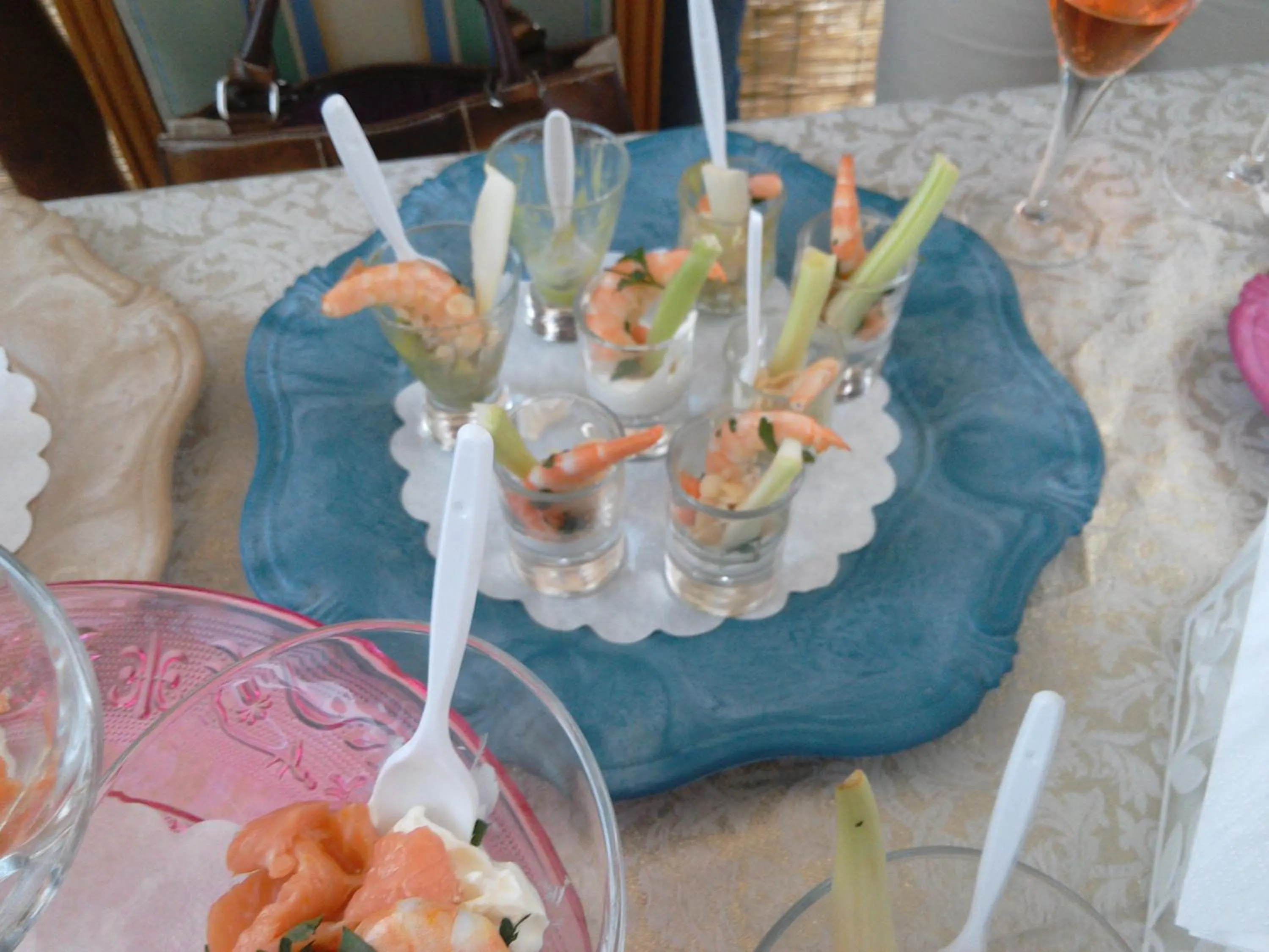 Food and drinks in B&B Luxury Villa Olimpia Home Restaurant