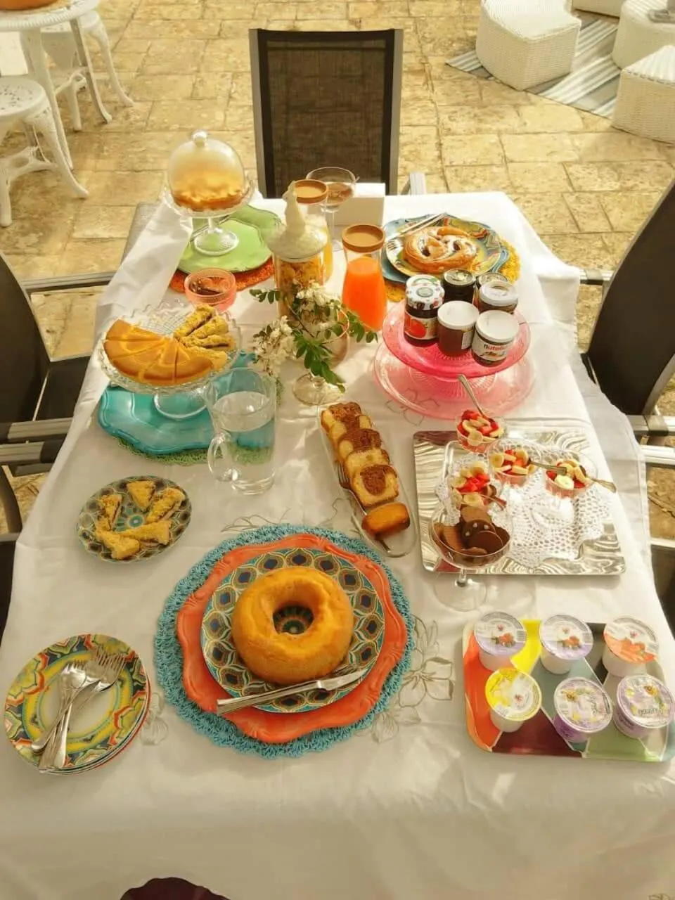 Food in B&B Luxury Villa Olimpia Home Restaurant