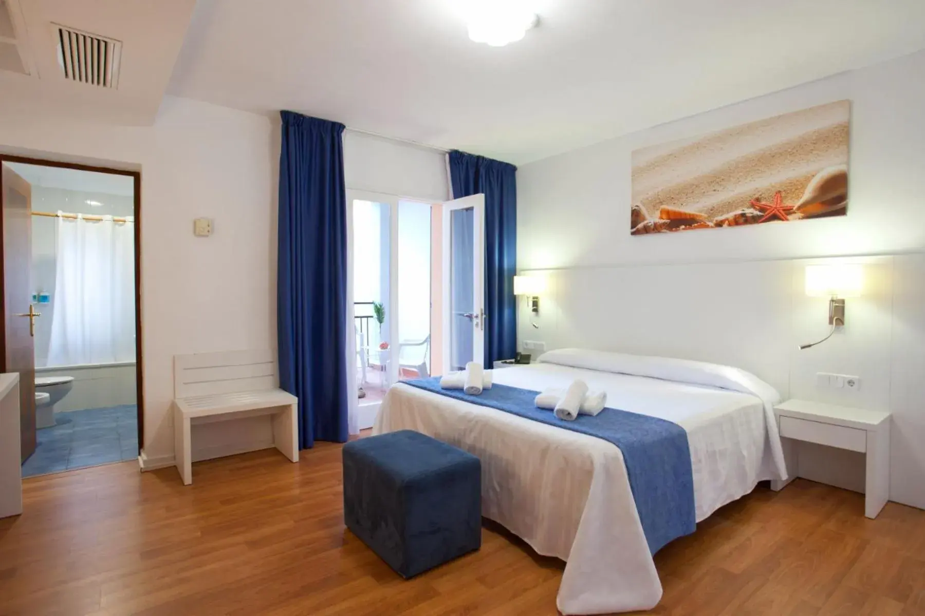 Bed in Hotel Cala Murada Bed in Hotel Cala Murada