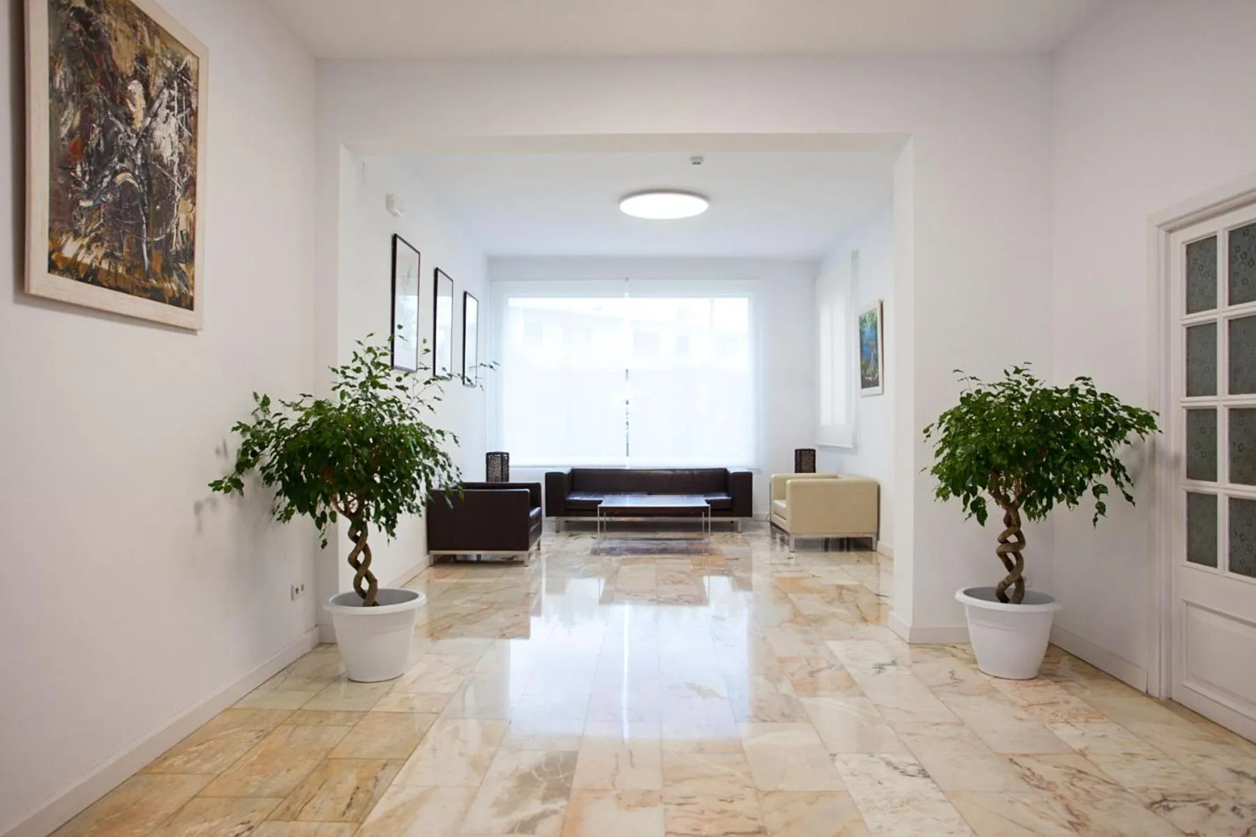 Seating area in Hotel Cala Murada