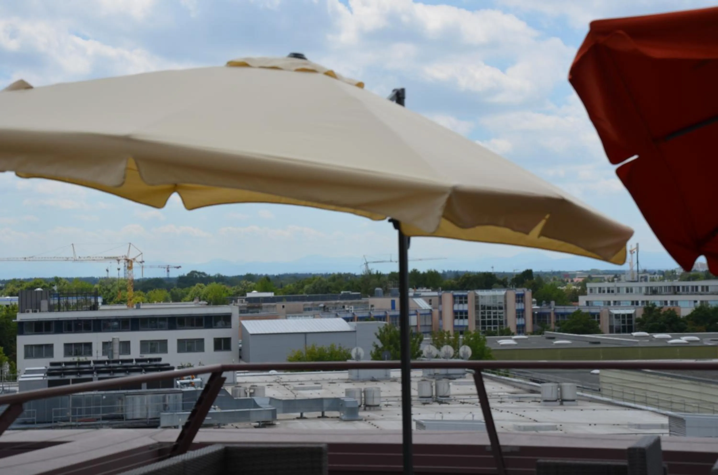 Balcony/Terrace in Low Budget Hostel
