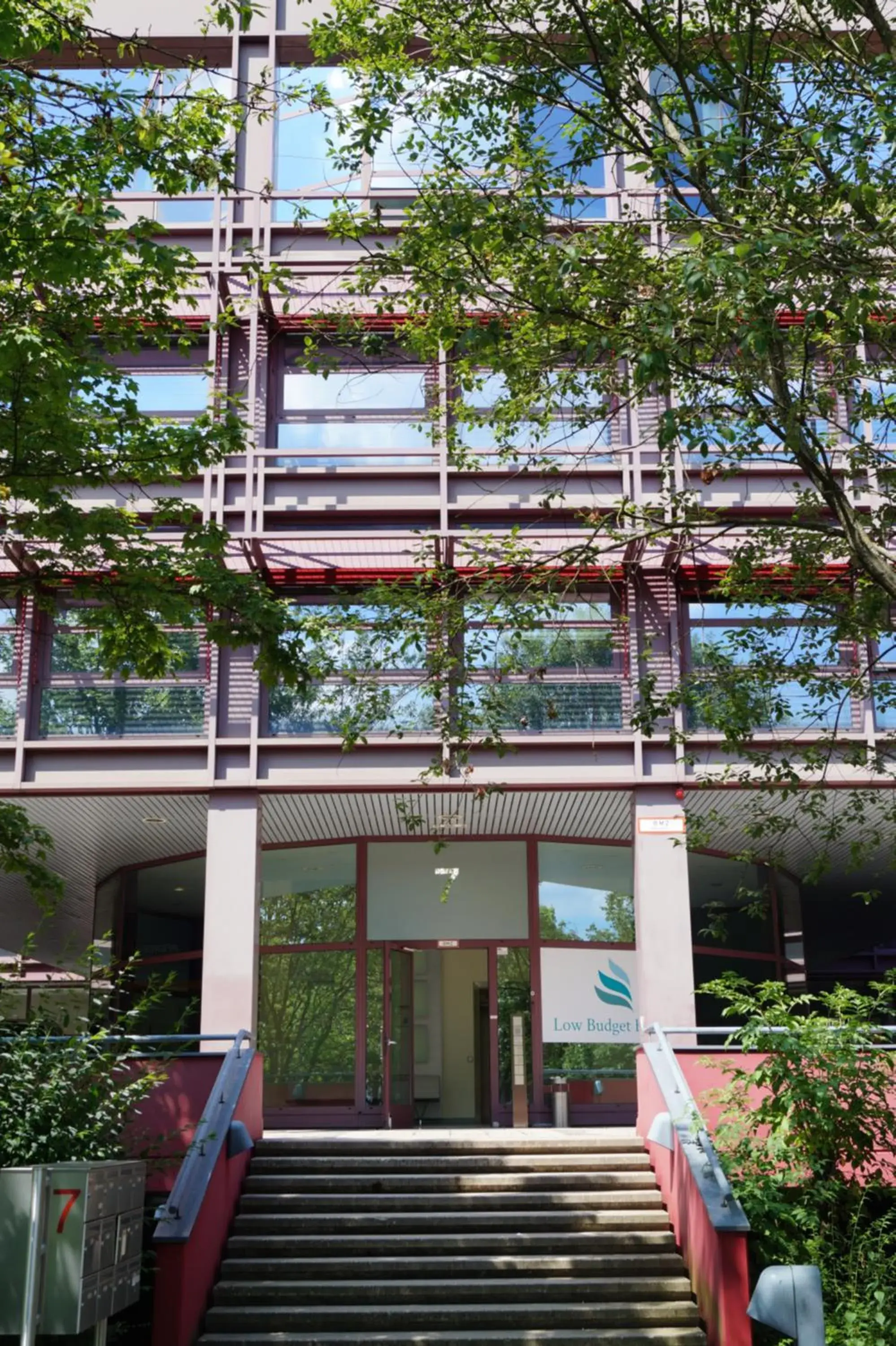 Property building in Low Budget Hostel Property building in Low Budget Hostel