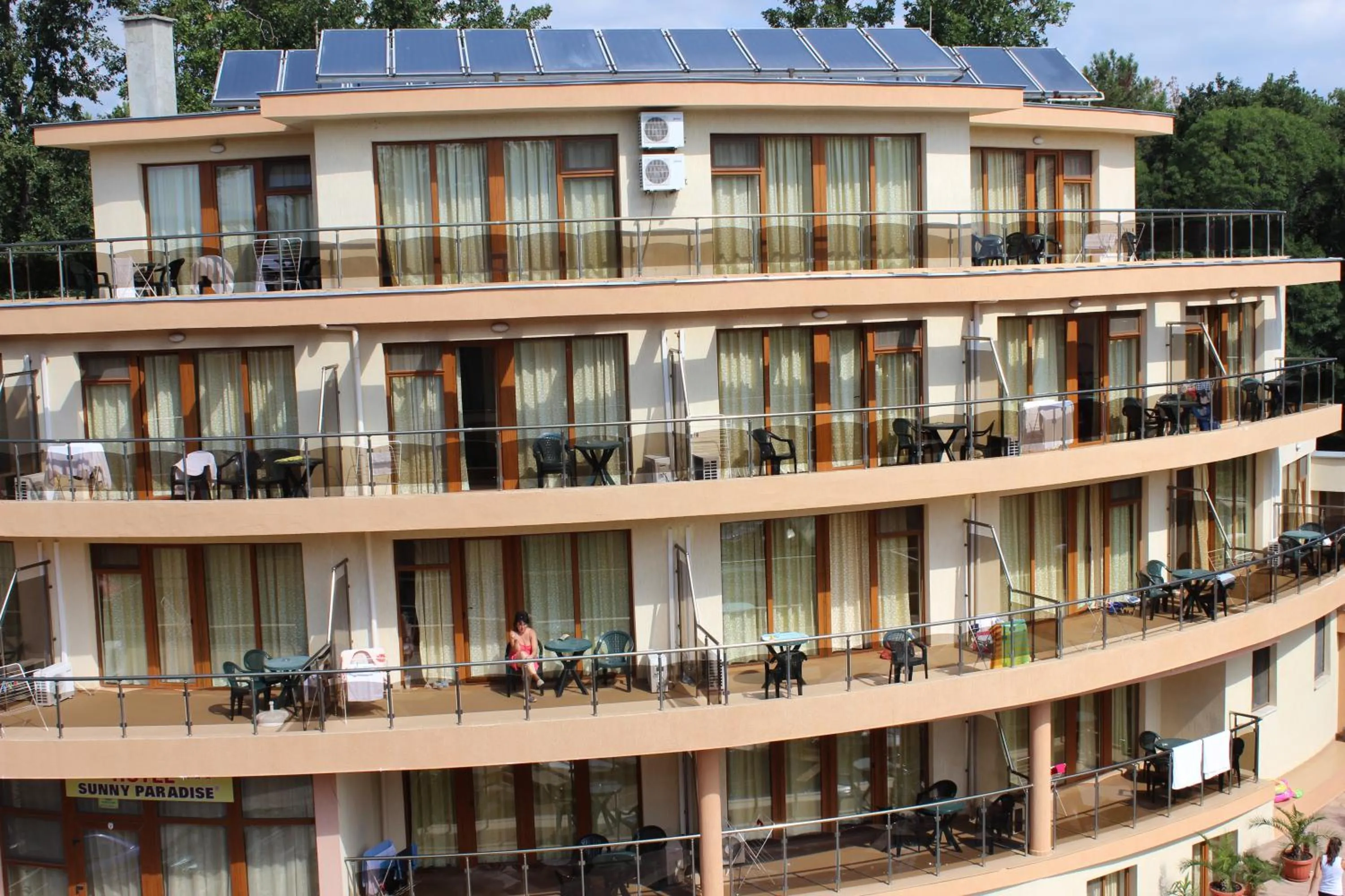 Property building in Sunny Paradise Family Hotel
