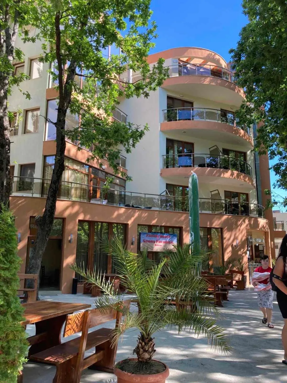 Property building in Sunny Paradise Family Hotel