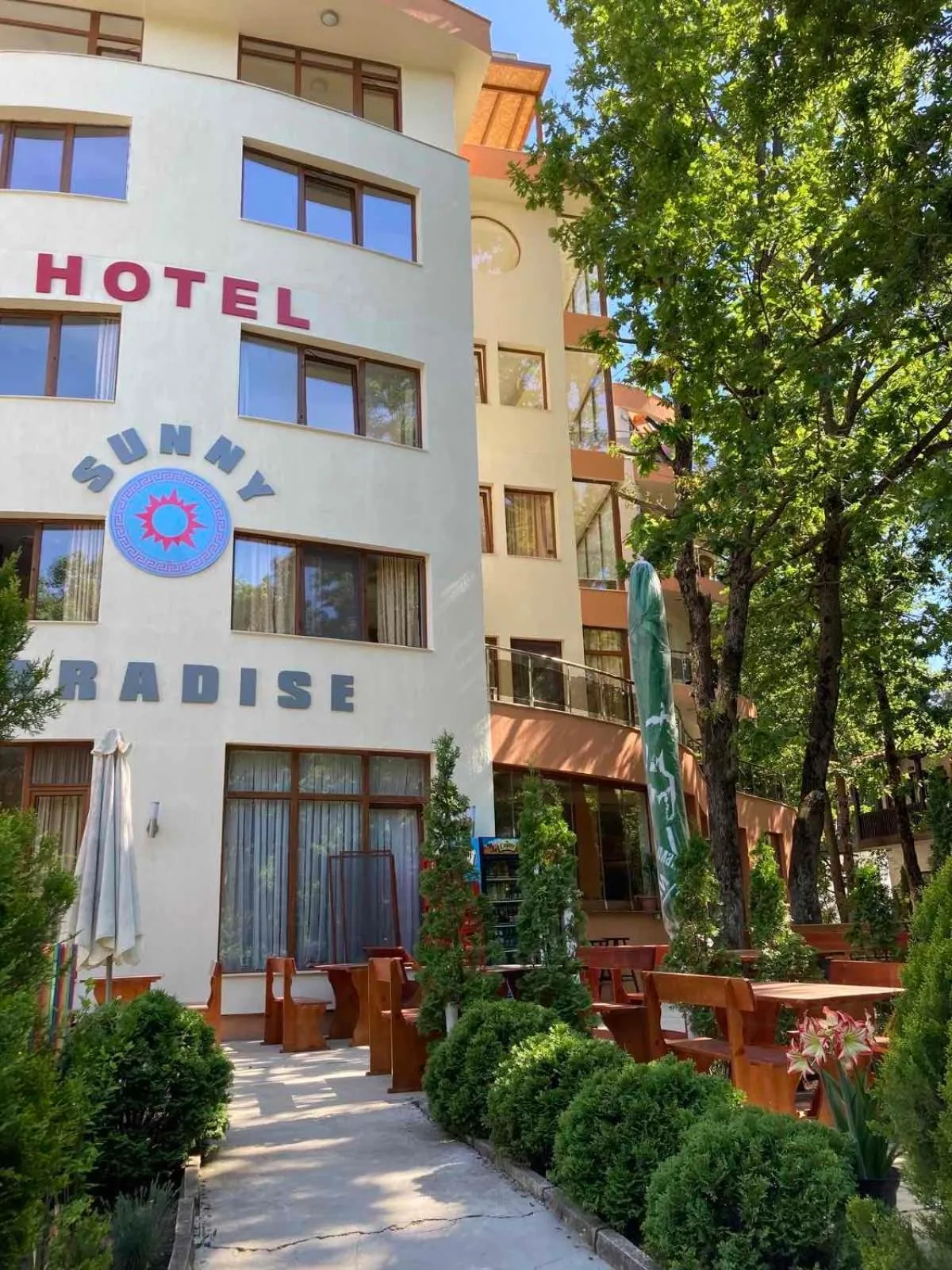 Property building in Sunny Paradise Family Hotel