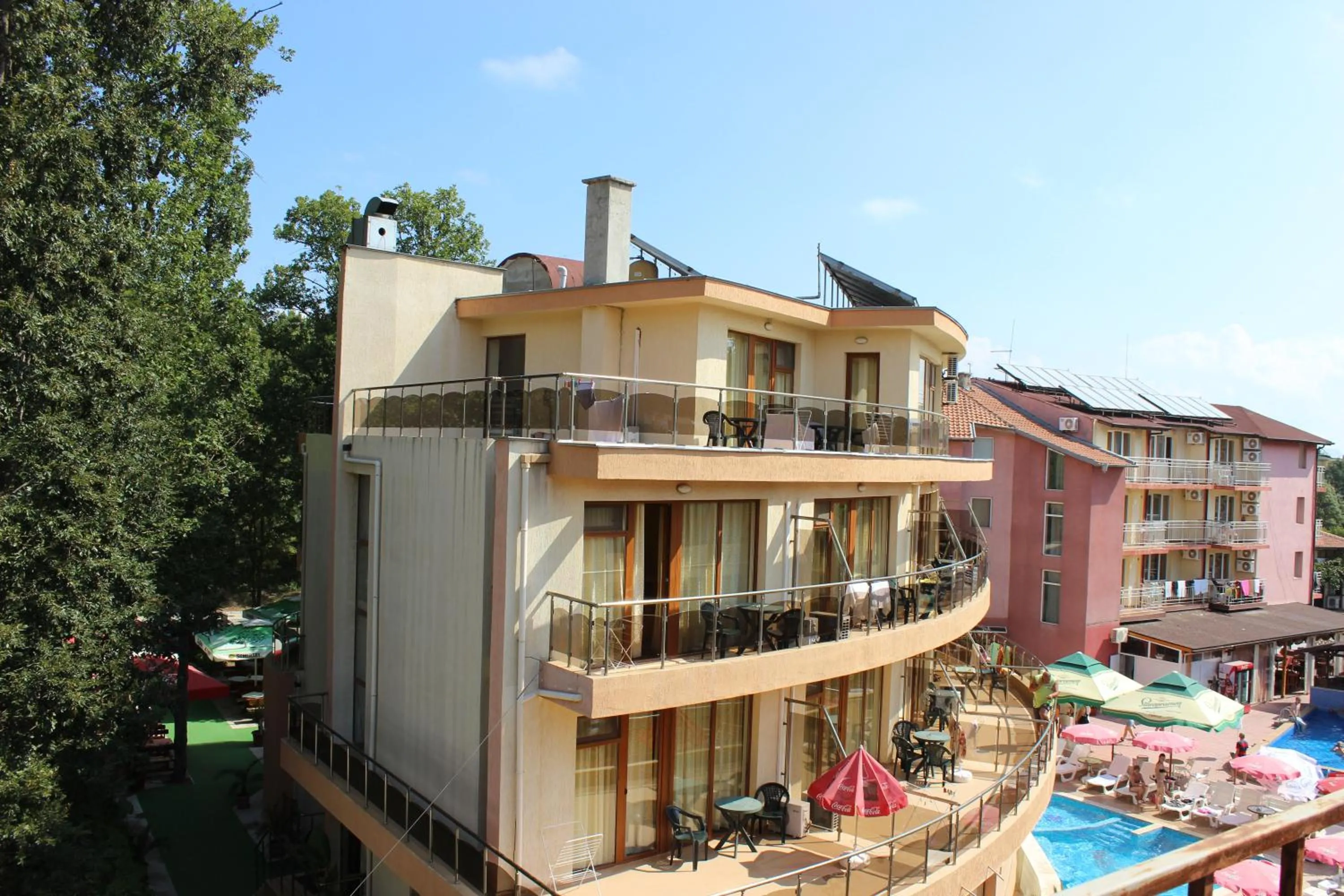Property building in Sunny Paradise Family Hotel
