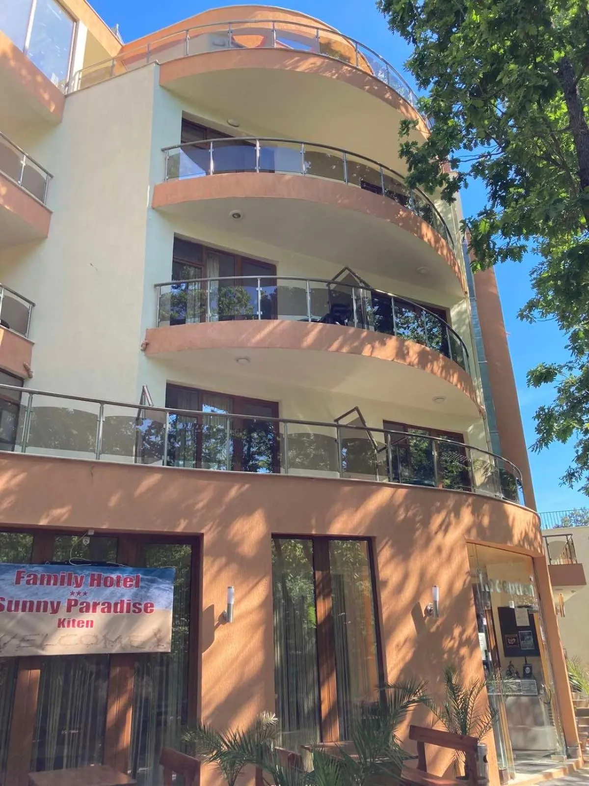 Property building in Sunny Paradise Family Hotel