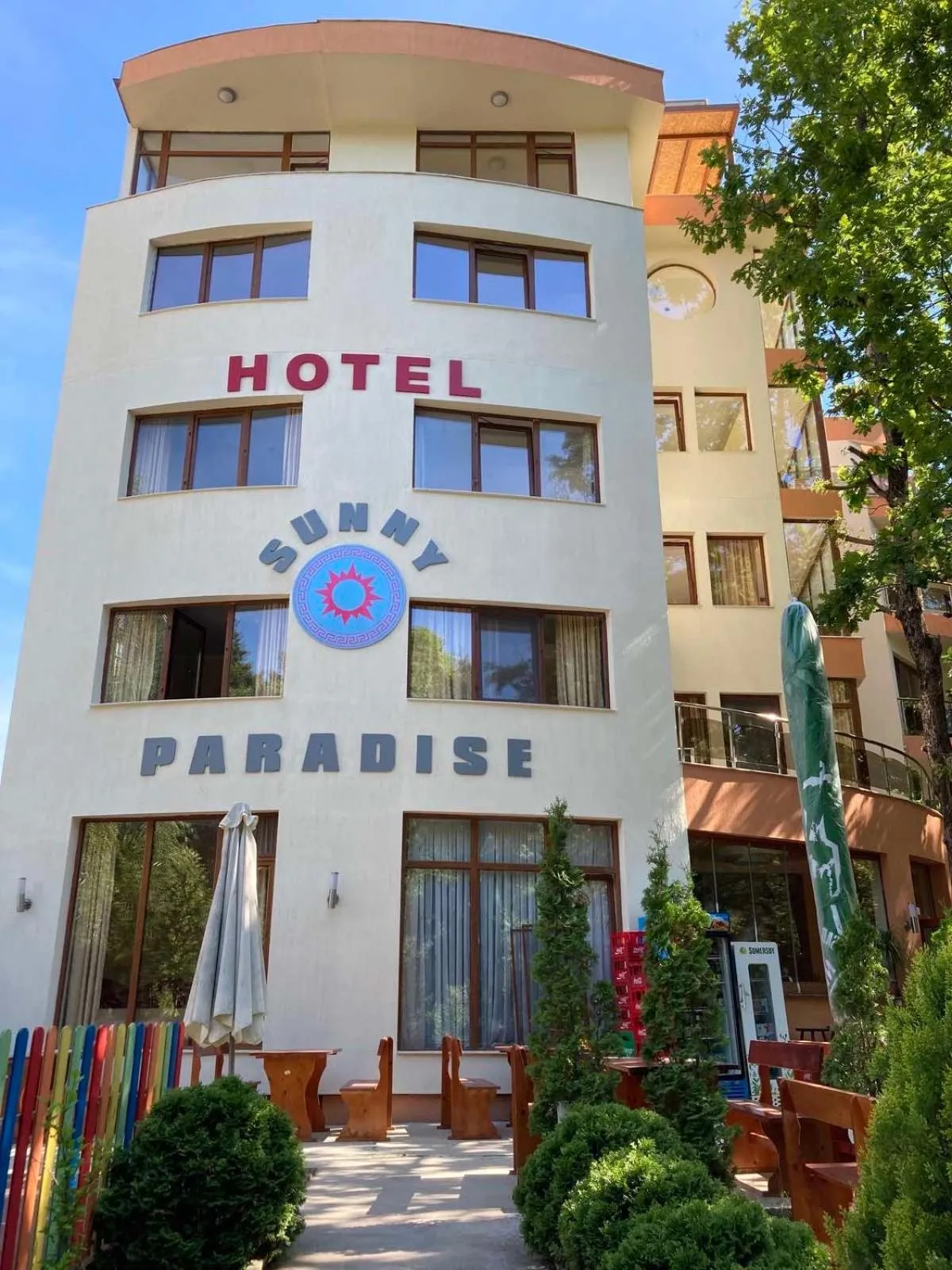Property building in Sunny Paradise Family Hotel