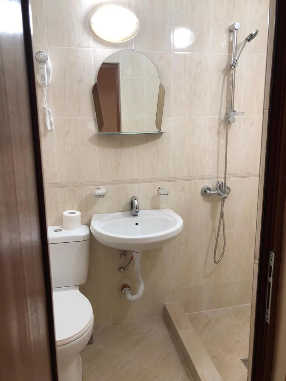Shower in Sunny Paradise Family Hotel