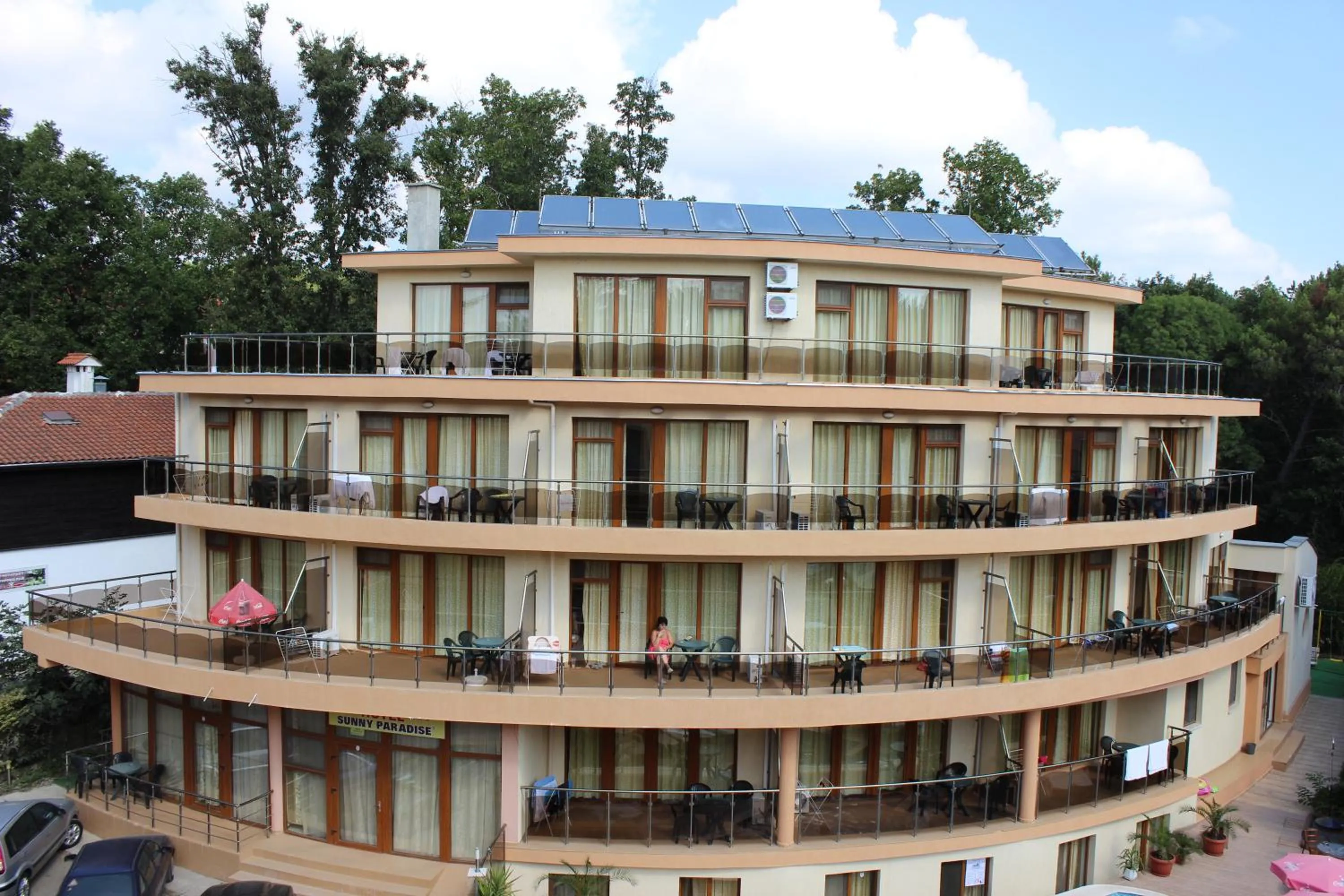 Property building in Sunny Paradise Family Hotel