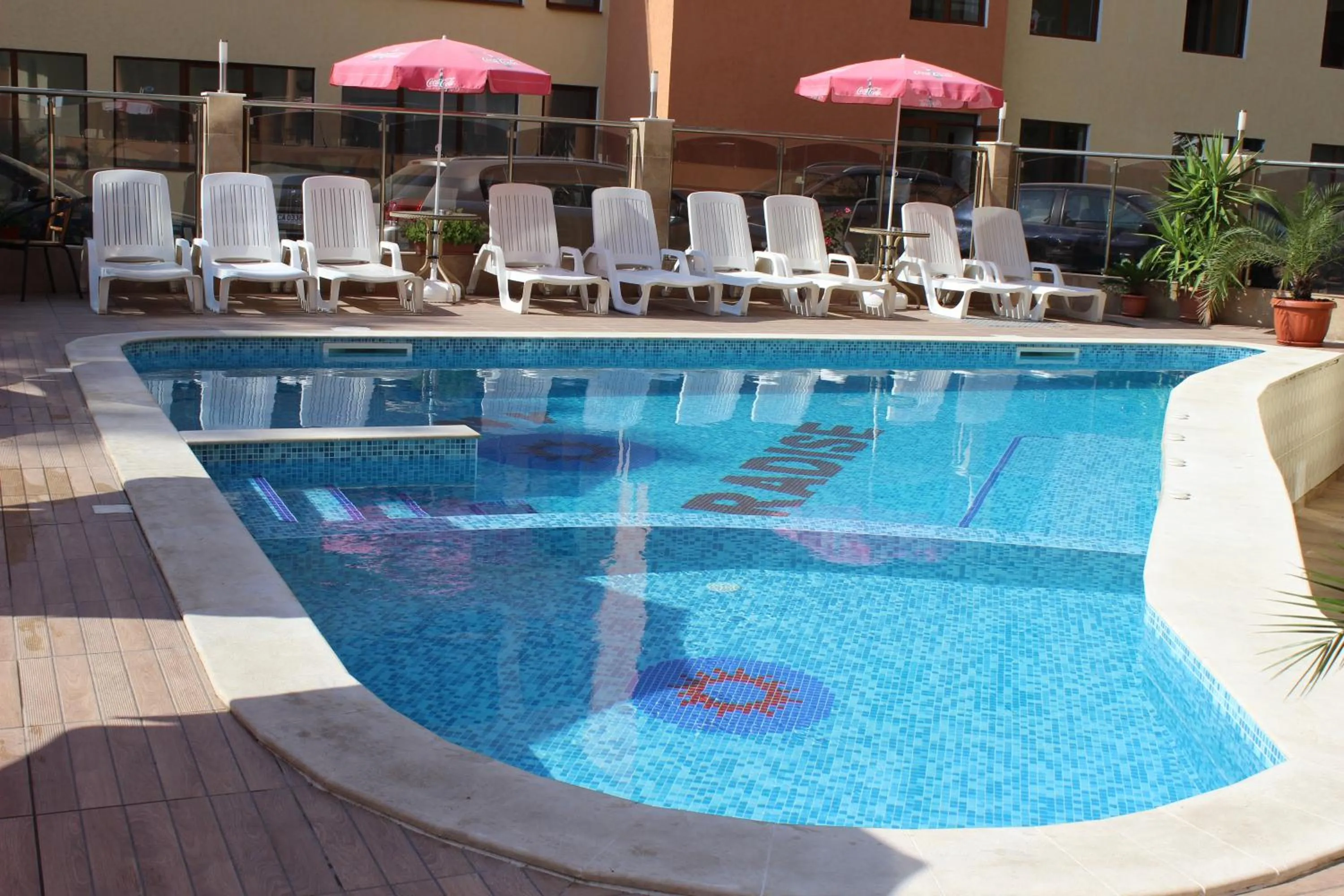 Patio in Sunny Paradise Family Hotel