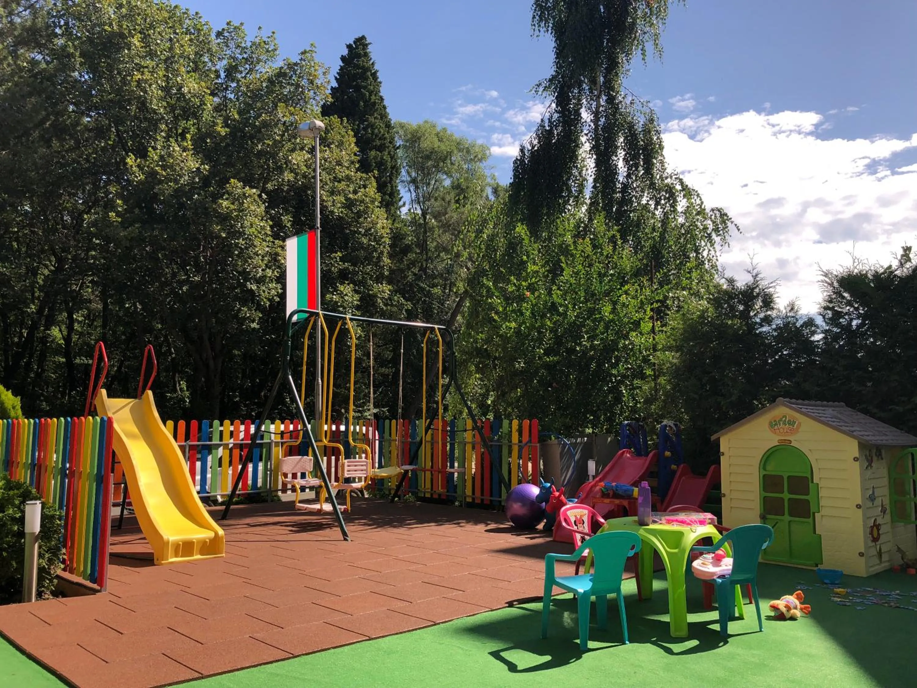 Children play ground in Sunny Paradise Family Hotel