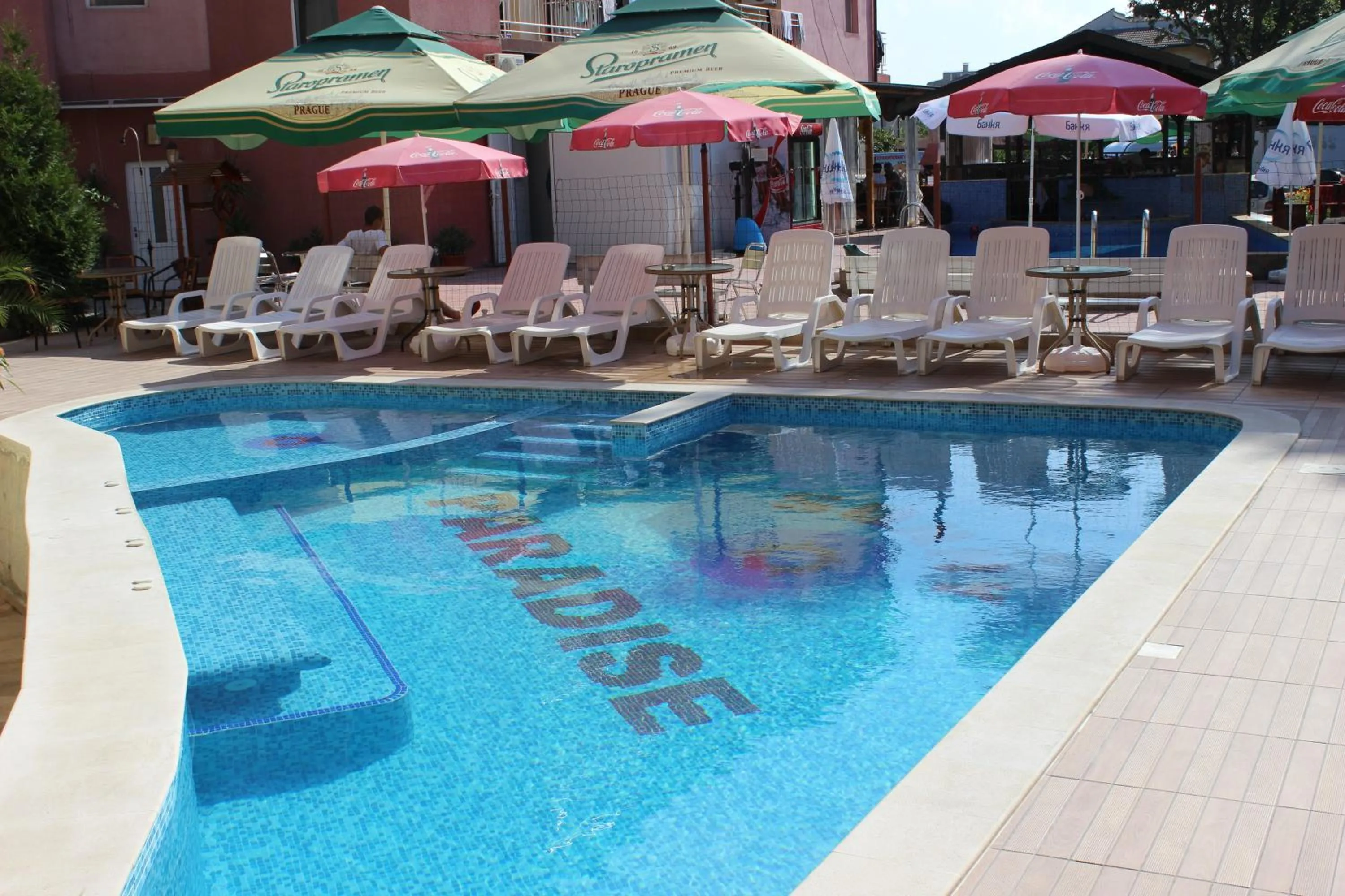 Patio in Sunny Paradise Family Hotel