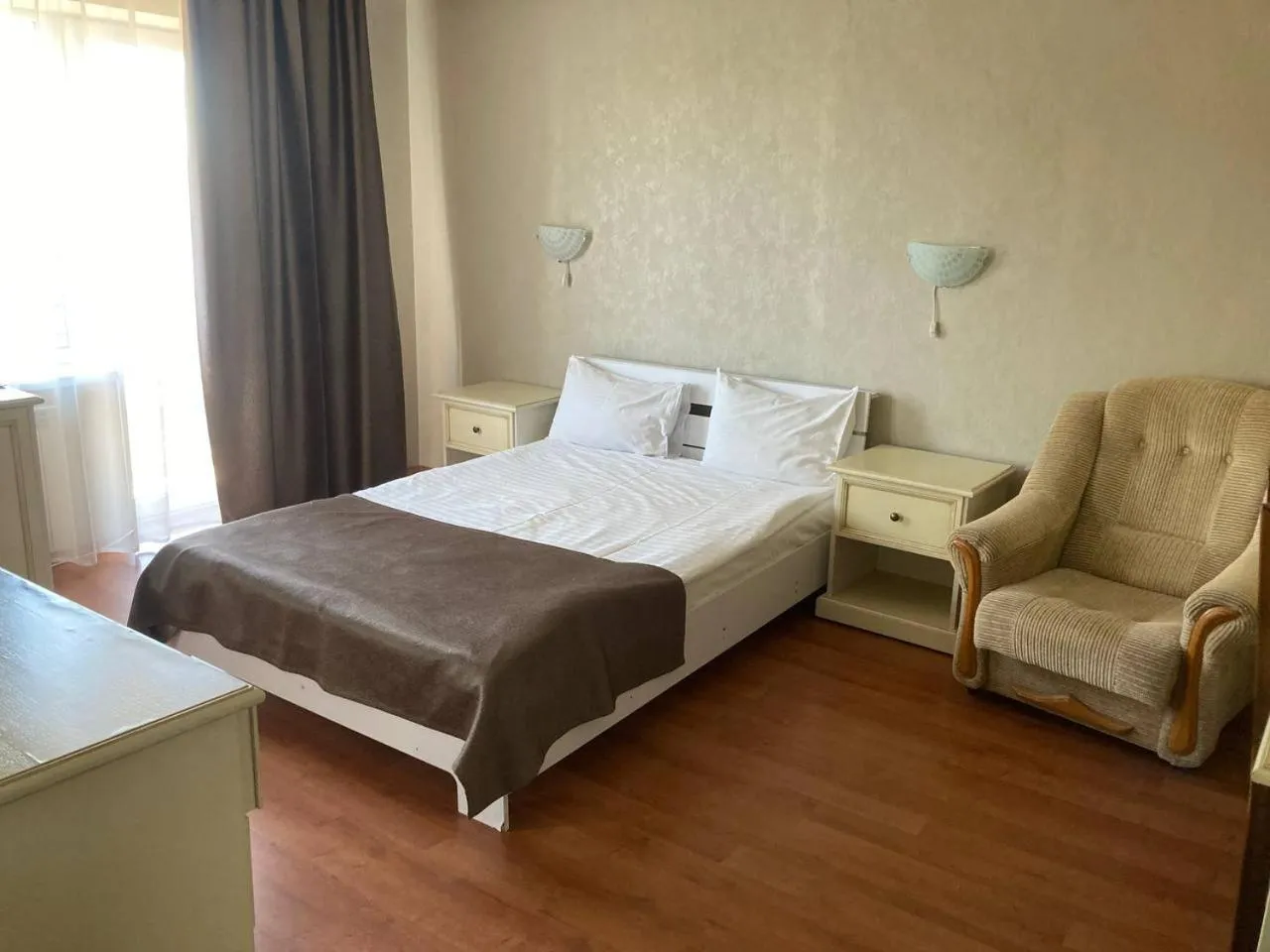 Photo of the whole room, Bed in Holosiyvsky Hotel